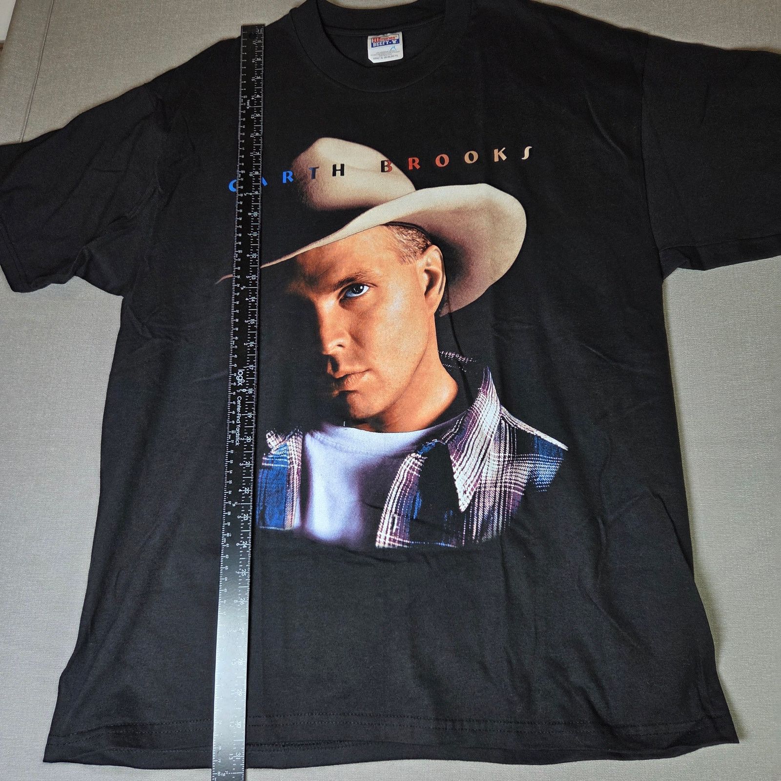 Hanes Garth Brooks 1993 Blue Rose Tour Shirt XL Vintage Tee Size US XL / EU 56 / 4 - 8 Thumbnail