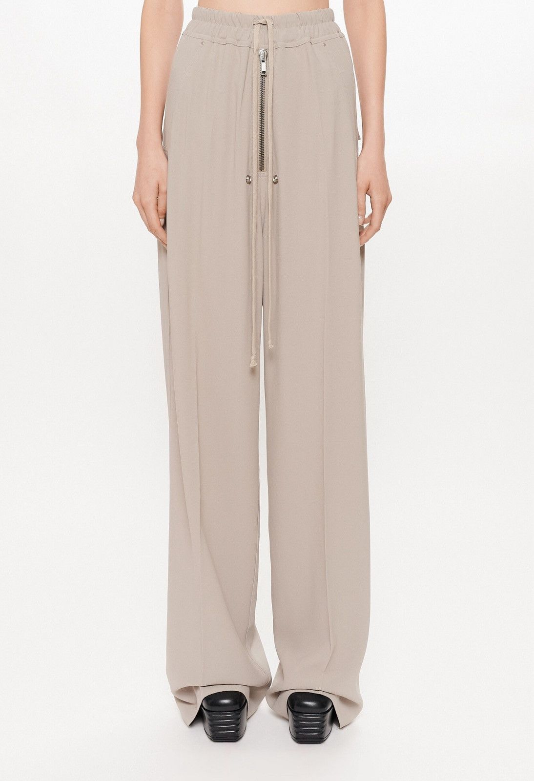 image of Last Size Rick Owens Drawstring Geth Belas Pearl Pants in Beige, Women's