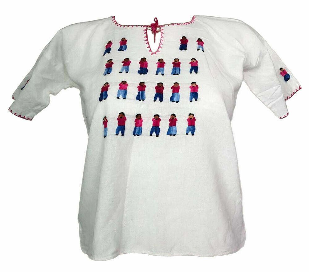 Designer Pre Owned Embroidered White Hand Made Blouse XS Size XS / US 0-2 / IT 36-38 - 1 Thumbnail
