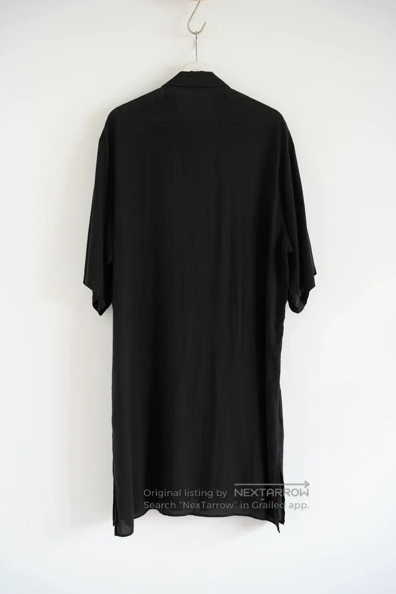 Yohji Yamamoto YOHJI YAMAMOTO Crow Real Silk Short-Sleeve Shirt Size US L / EU 52-54 / 3 - 2 Thumbnail