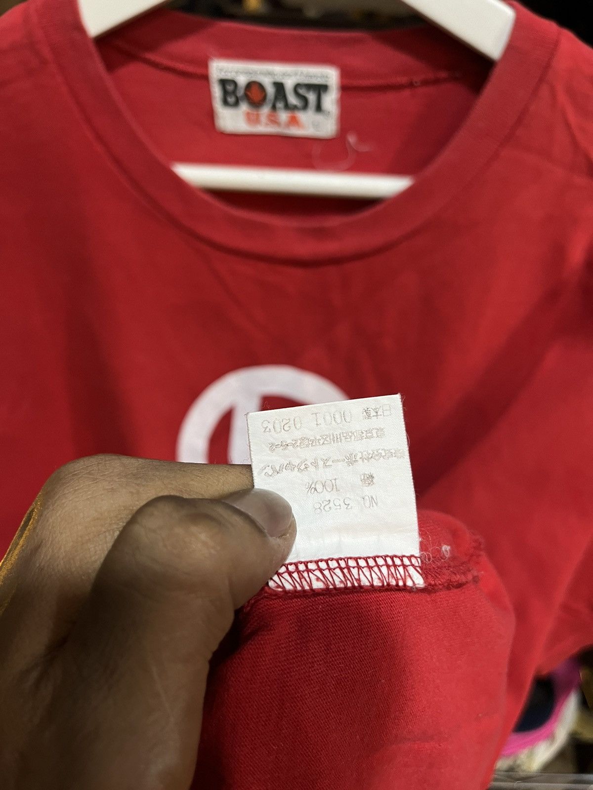 Boast × Vintage Boast USA Tennis Branded Tee Logo 90s (single stitch) Size US L / EU 52-54 / 3 - 3 Thumbnail