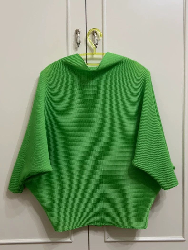 Issey Miyake issey miyake size:one size Green long sleeves 2505-Nextarr Size XXS / US 00 / IT 34 - 6 Thumbnail