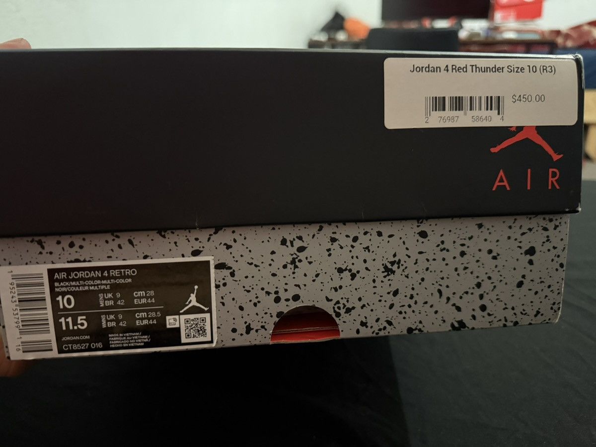 Jordan Brand Jordan 4s red thunder Size US 10 / EU 43 - 6 Thumbnail