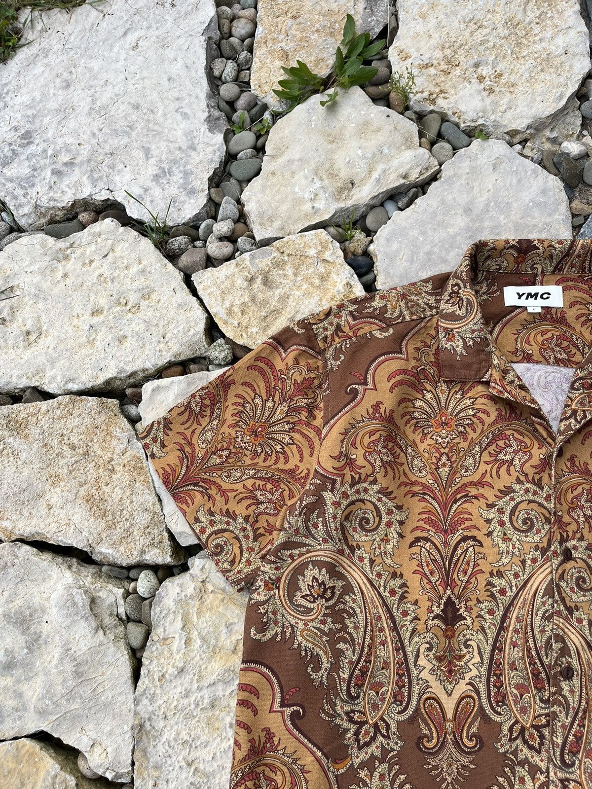YMC YMC you must create malick paisley full print shirt Size US L / EU 52-54 / 3 - 3 Thumbnail
