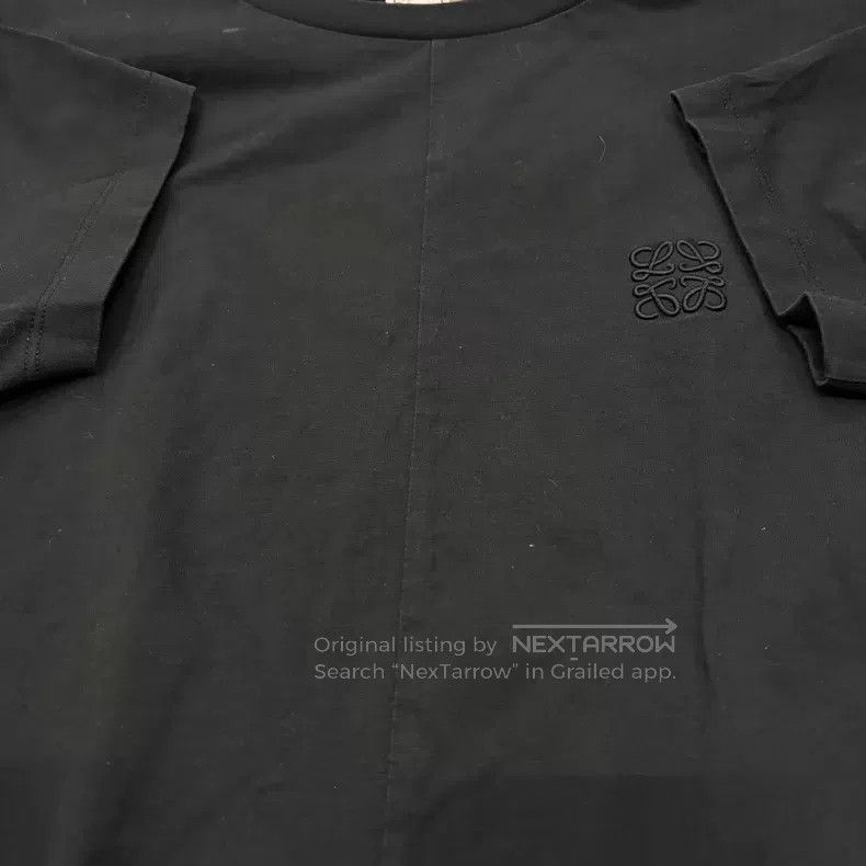 Loewe Loewe Black Short-sleeve with Small Logo on Chest Size M / US 6-8 / IT 42-44 - 4 Thumbnail
