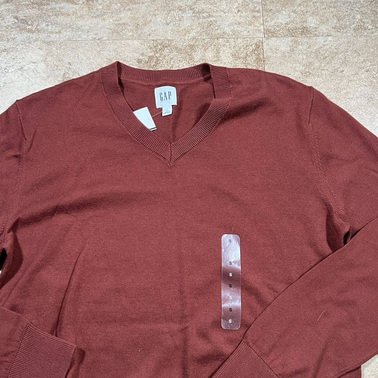 Banana Republic × Gap × J.Crew New Gap Sweater Pullover Brown Knit V Neck Long Sleeve Size US S / EU 44-46 / 1 - 4 Thumbnail
