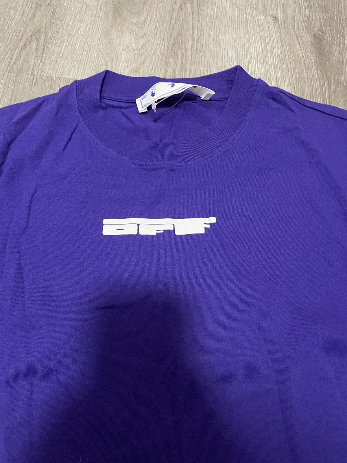 Off-White Purple off-white over-sized t-shirt Size US M / EU 48-50 / 2 - 9 Thumbnail