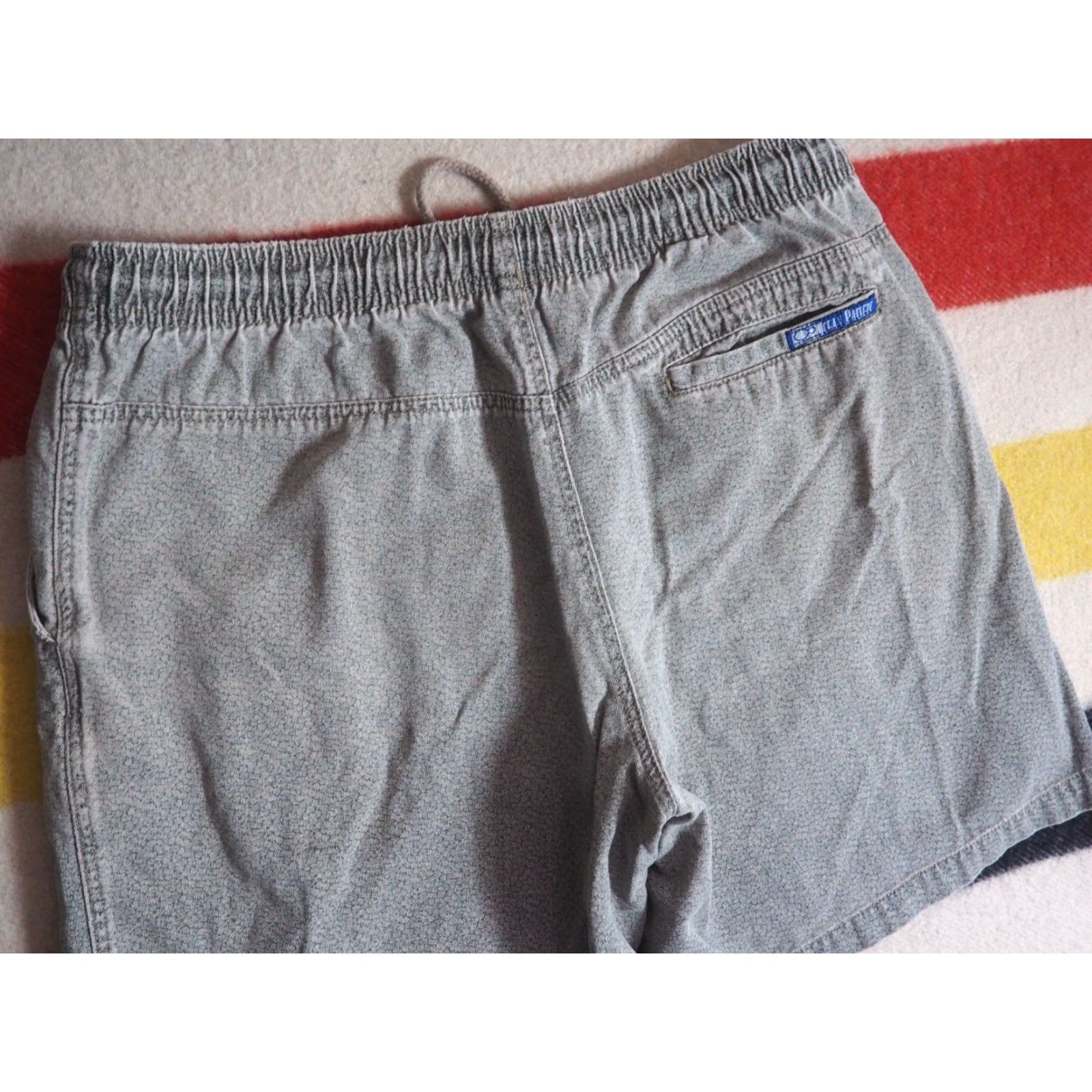 Ocean Pacific VTG 90s Ocean Pacific OP Faded Tan Pattern Summer 36W Beach Outdoor Shorts Men L Size US 36 / EU 52 - 4 Thumbnail