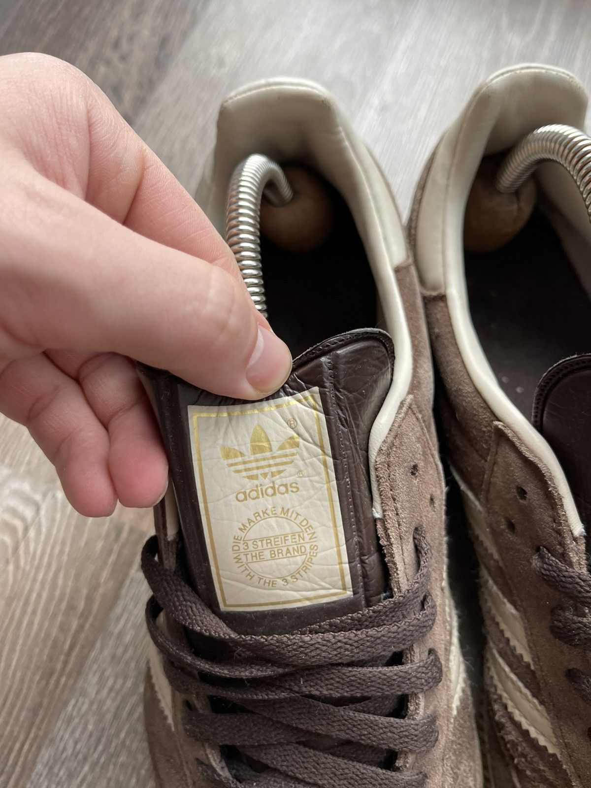Adidas × Vintage Rare🔥 Adidas Samba Vintage Brown Leather Shoes size 8 Size US 8 / EU 41 - 9 Thumbnail