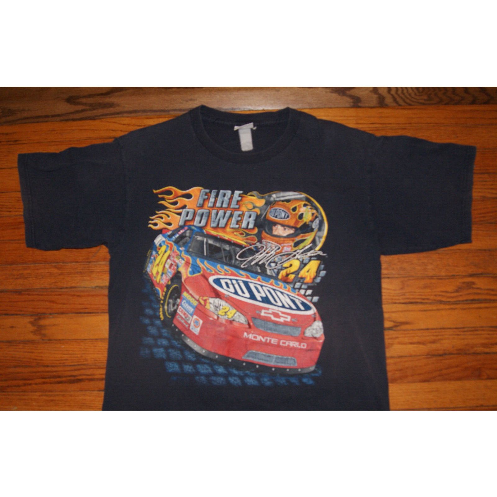 Other VTG Y2K Jeff Gordon AOP Nascar Racing FIRE POWER LT-Shirbt Size US L / EU 52-54 / 3 - 1 Thumbnail