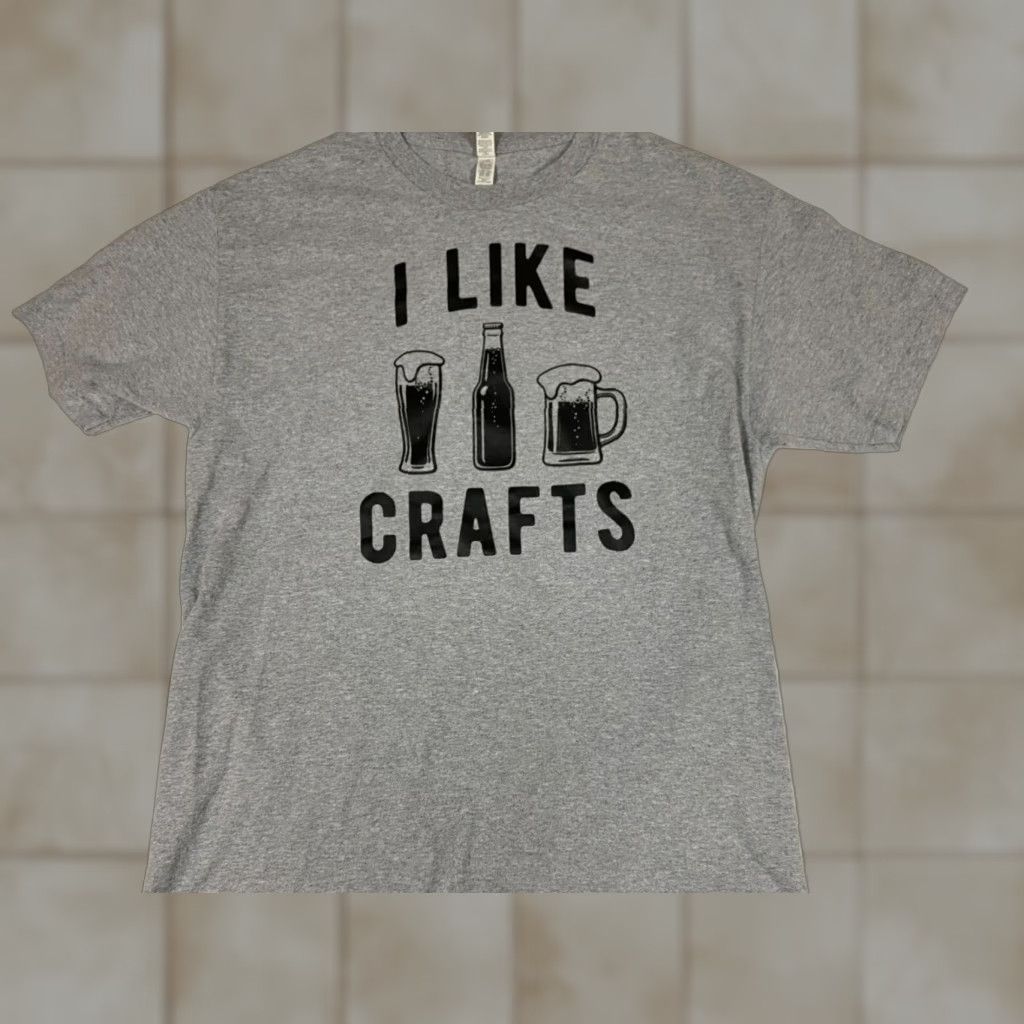 Vintage **Alstyle Apparel & Activewear Mens Large Gray Beer T-Shirt** User: **Alstyle Apparel & Activewear Mens Large Gray Graphic Beer T-Shirt** Size US L / EU 52-54 / 3 - 1 Thumbnail