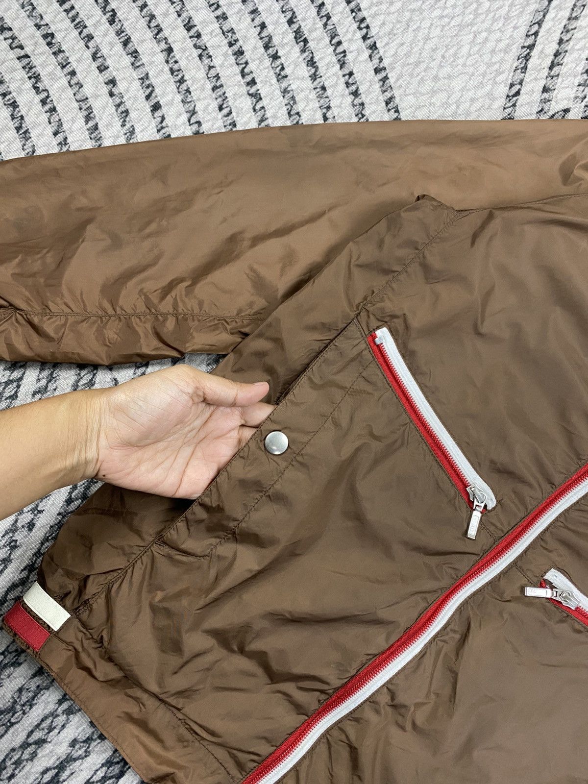 Beams Plus Vintage Beams Casual Brown Zipper Hooded Jacket Size US S / EU 44-46 / 1 - 7 Thumbnail