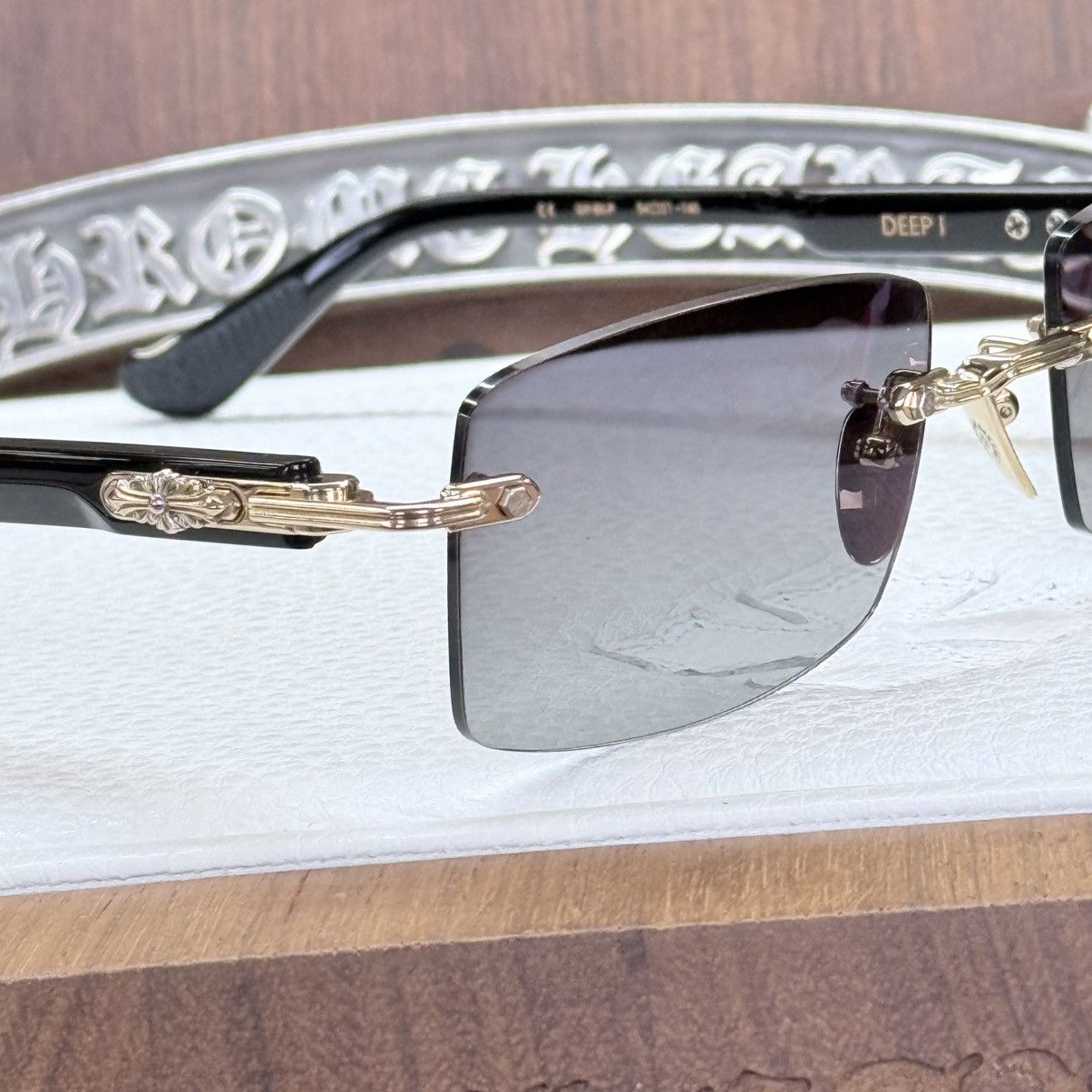 Chrome Hearts Chrome Hearts Deep l Sunglasses Size ONE SIZE - 6 Thumbnail