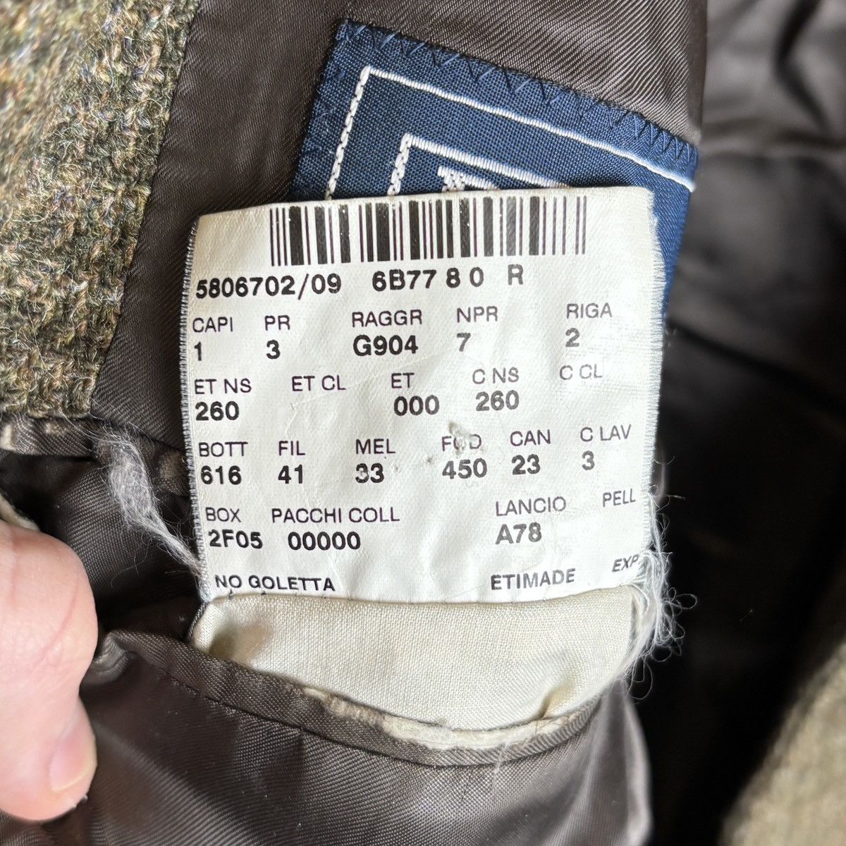 Harris Tweed × Polo Ralph Lauren × Vintage Vintage Polo Ralph Lauren Blazer Vintage Tweed Wool Plaid Size 44R - 6 Thumbnail