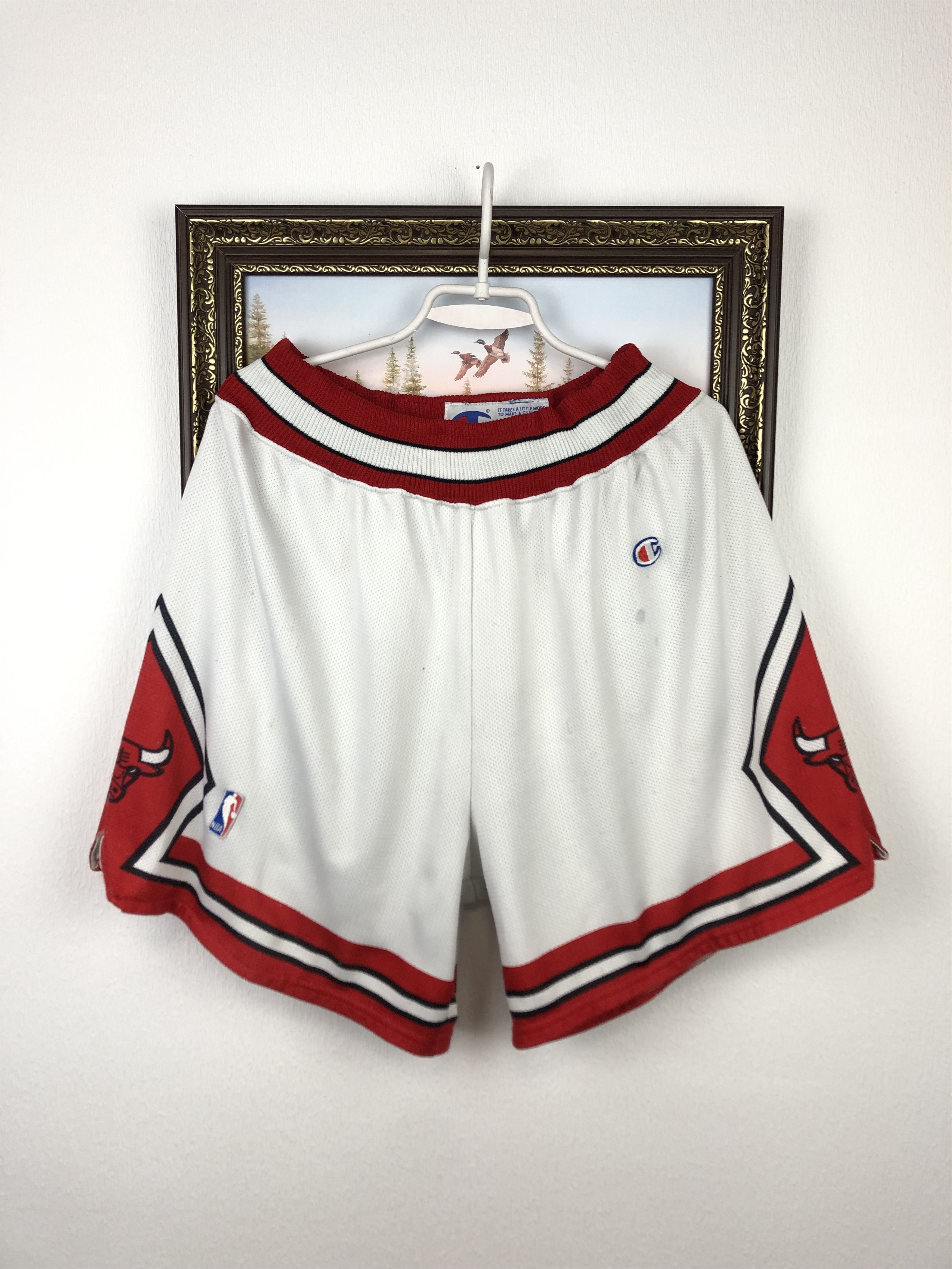 Vintage 90's Champion Chicago Bulls NBA Shorts Mens 2XL