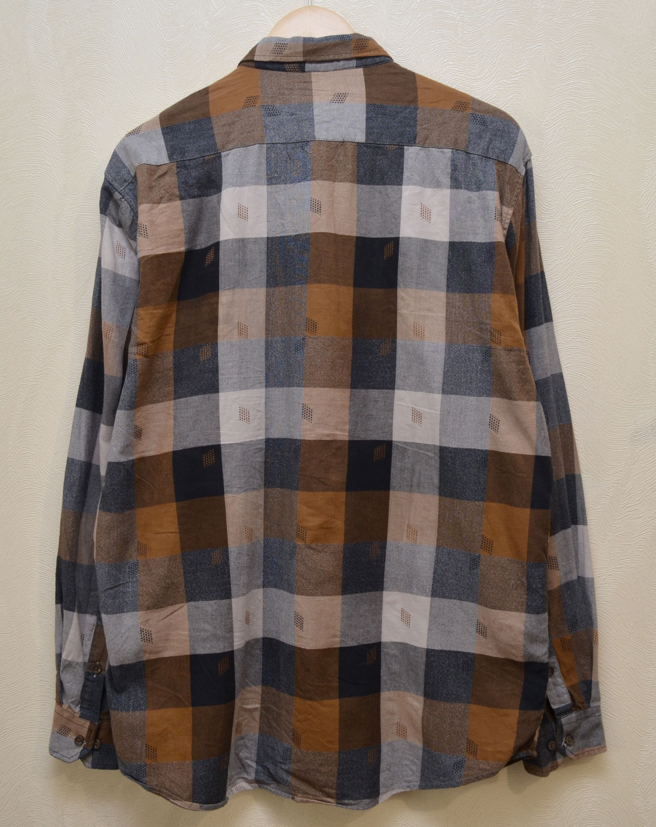 Denim & Supply Ralph Lauren × Polo Ralph Lauren Denim and Supply Ralph Lauren Brown Check Western Shirt Rare Size US XXL / EU 58 / 5 - 5 Thumbnail