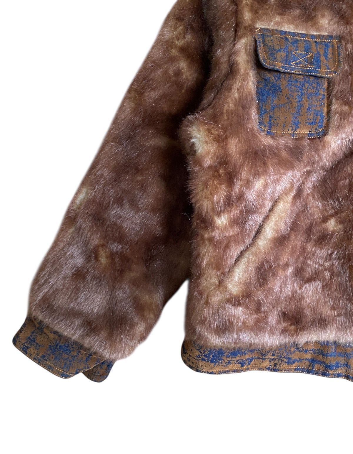 Vintage Vintage Brand Varci Fur Trucker Jacket 1990s Size US M / EU 48-50 / 2 - 3 Thumbnail