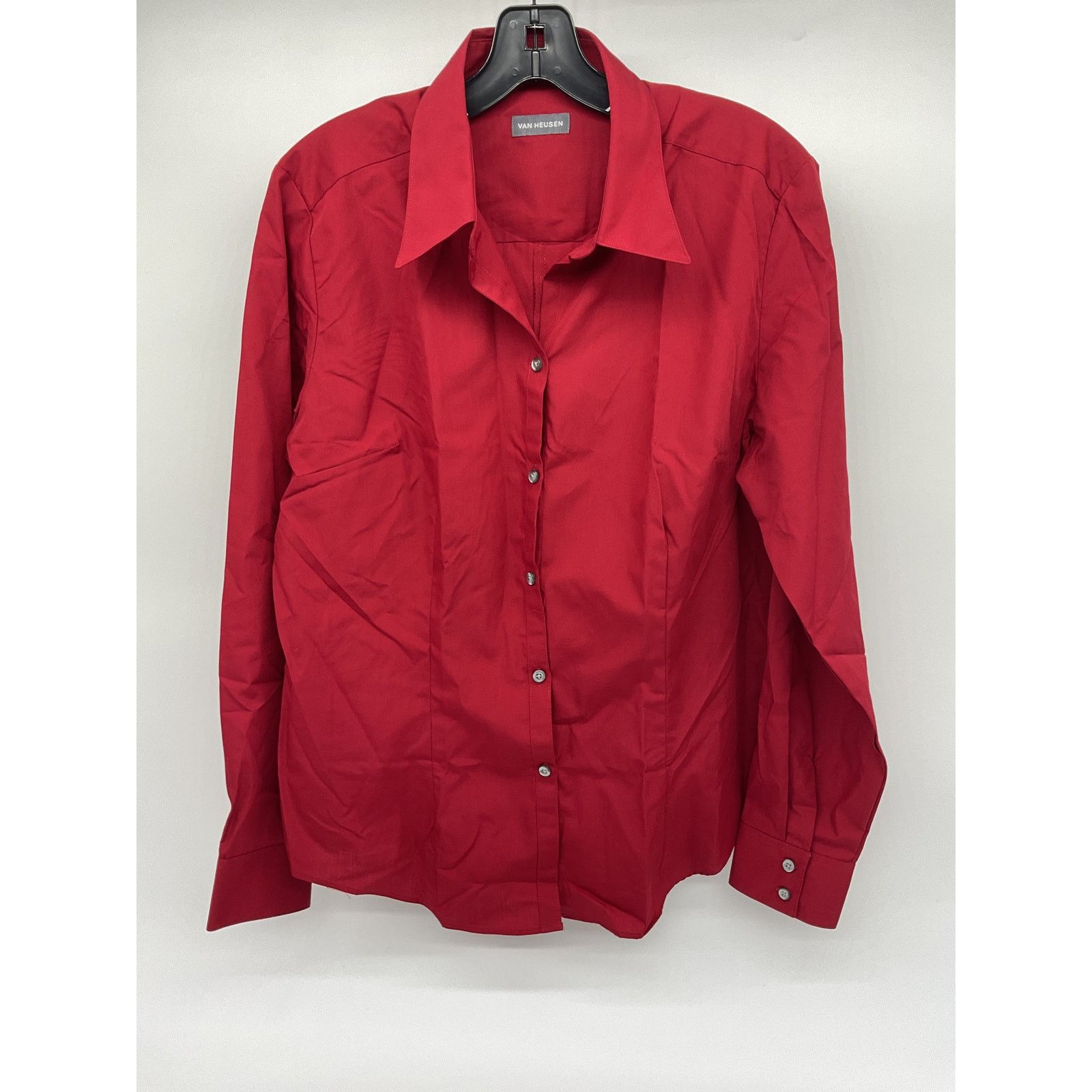 Van Heusen Van Heusen Women’s Button Up Dress Shirt - Size 12-14/L Size L / US 10 / IT 46 - 1 Thumbnail