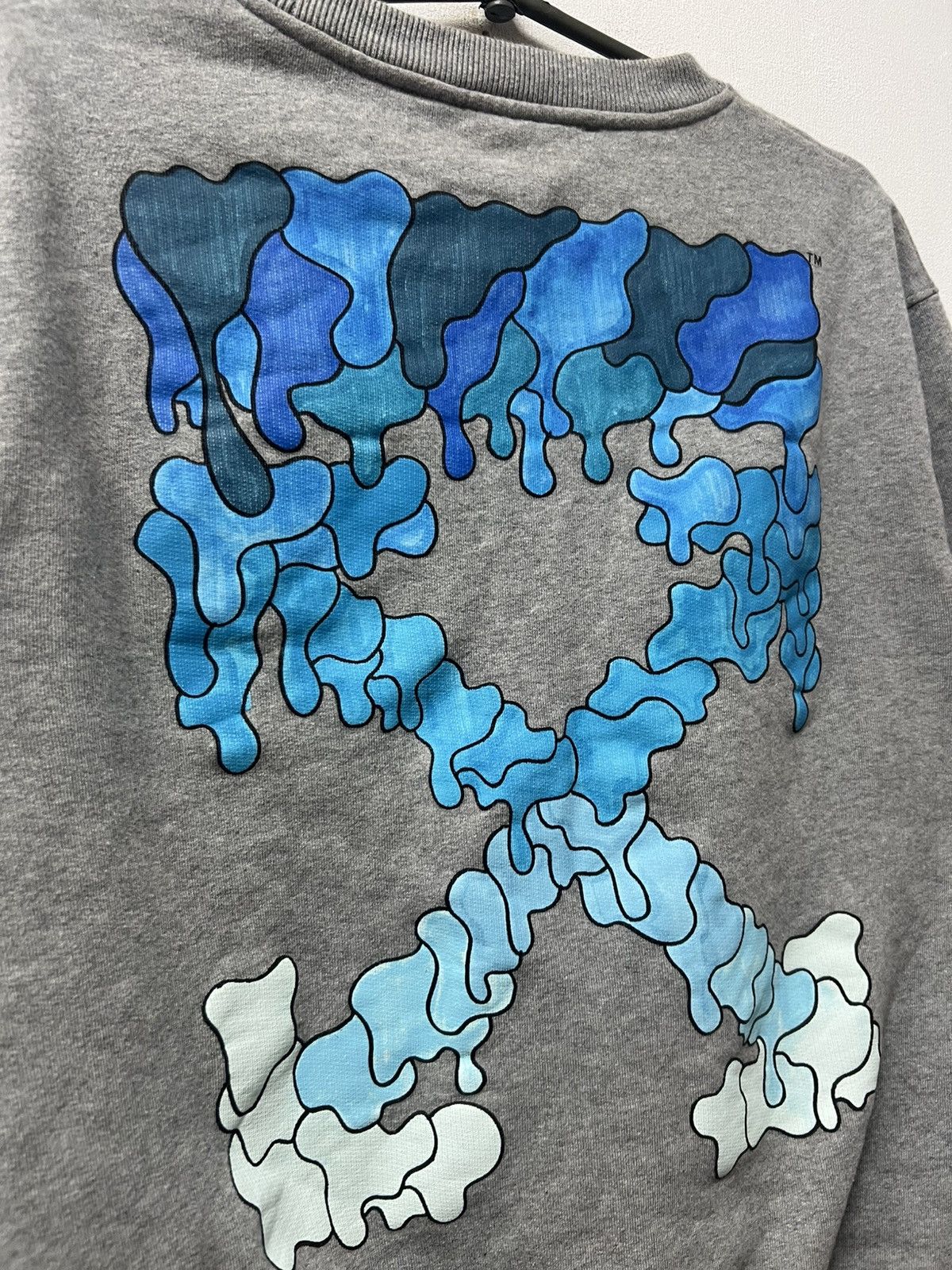 Off-White Off White Sweatshirt Big Logo Size S Gray Men Size US S / EU 44-46 / 1 - 19 Thumbnail