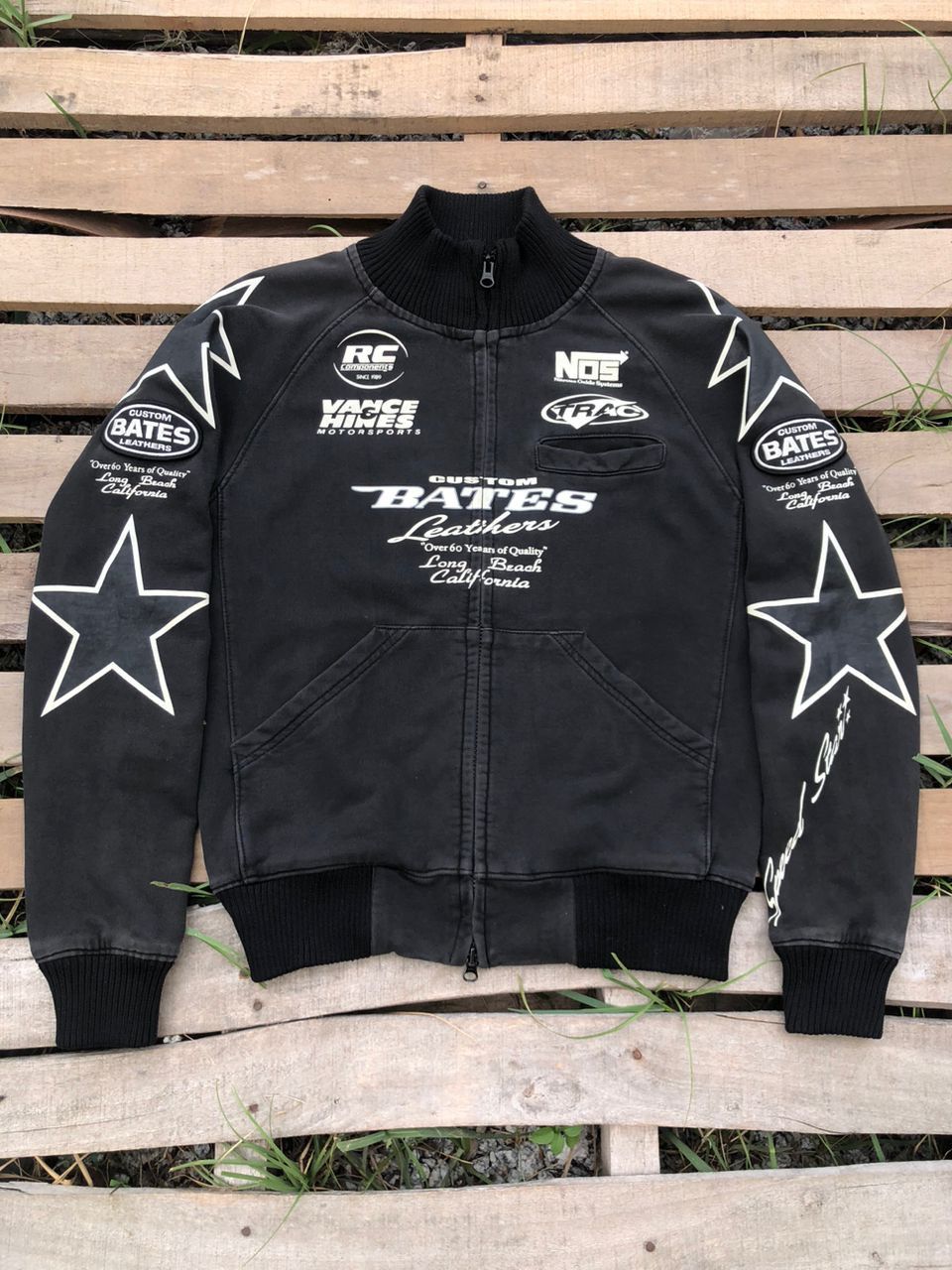 Sports Specialties Vintage Bates Leather Zipper Sweaters Size US M / EU 48-50 / 2 - 1 Thumbnail