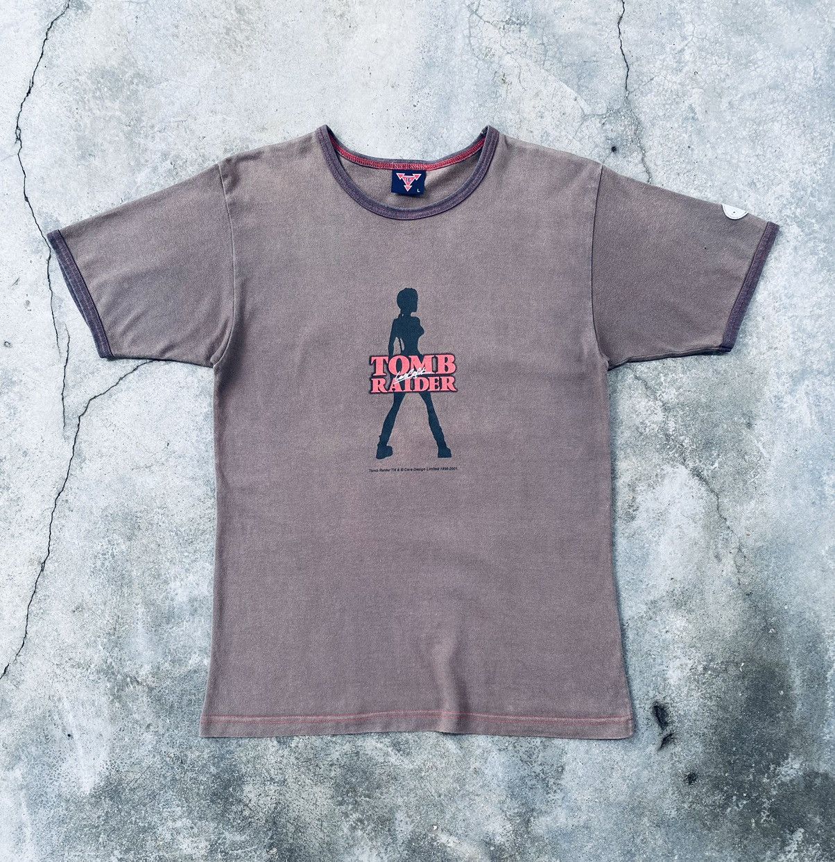 Japanese Brand Vintage Anime Game Tomb Raider Signature Ringer Tees Size US S / EU 44-46 / 1 - 1 Thumbnail