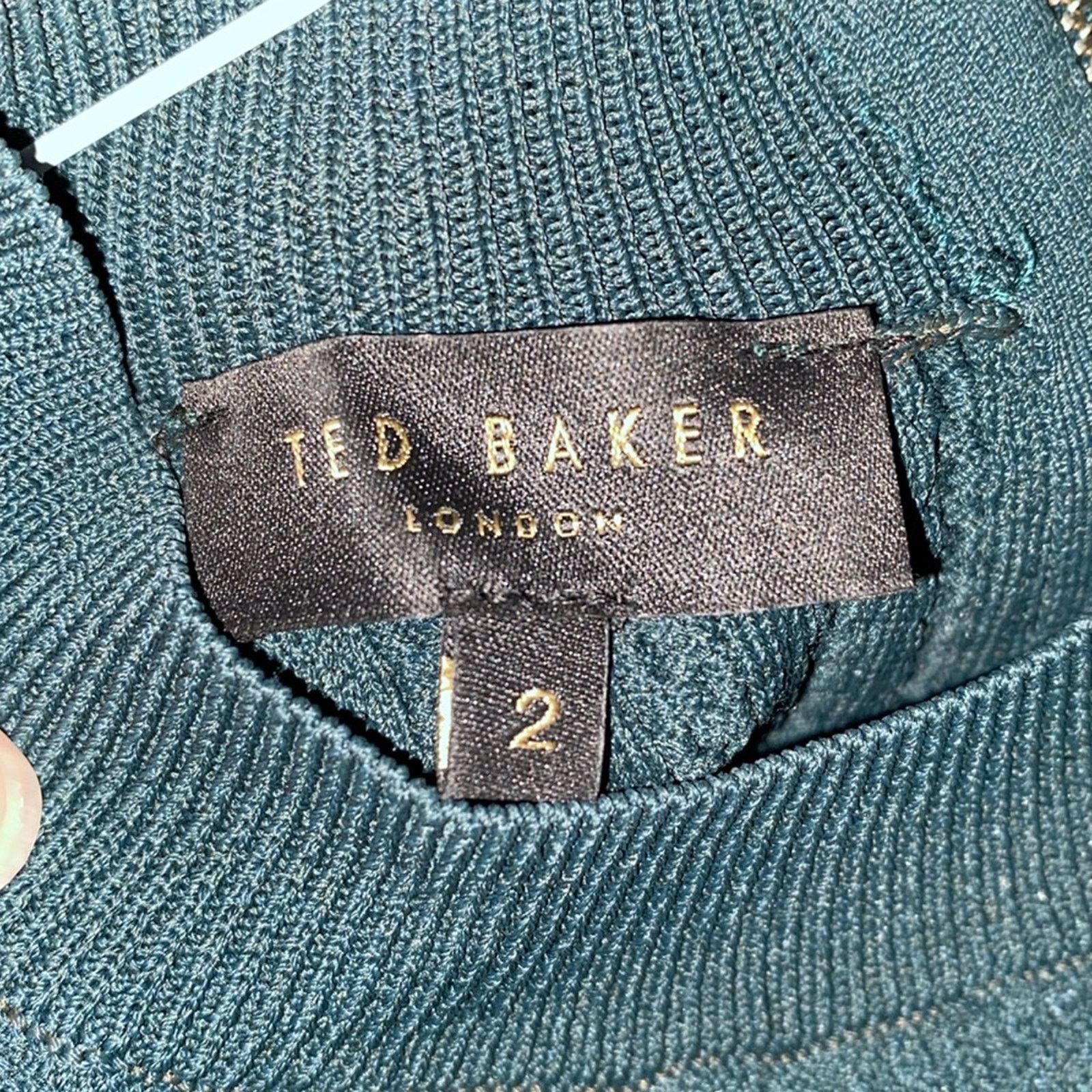 Ted Baker Ted Baker $289 Olivinn Sweater Dress Green TB2 US 6 Size M / US 6-8 / IT 42-44 - 5 Thumbnail