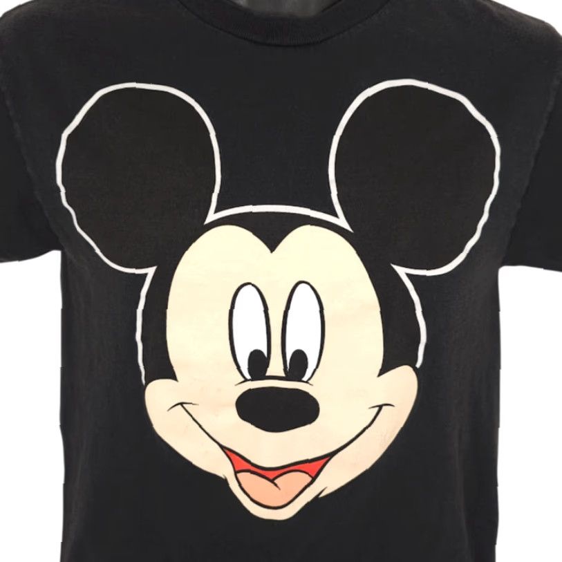 Disney Disney Mickey Mouse Crop Top T Shirt Womens Size Medium Black Walt Disney Size M / US 6-8 / IT 42-44 - 2 Thumbnail