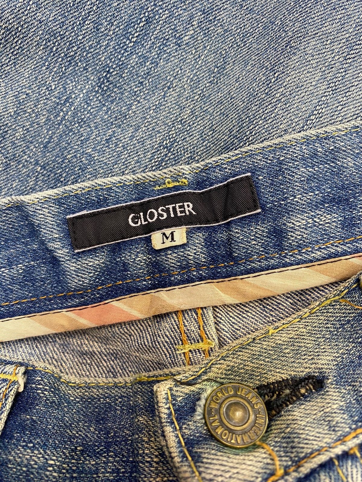 Japanese Brand Japanese Brand Whiskers Faded Wash Style Loose Jeans Size US 31 - 10 Thumbnail