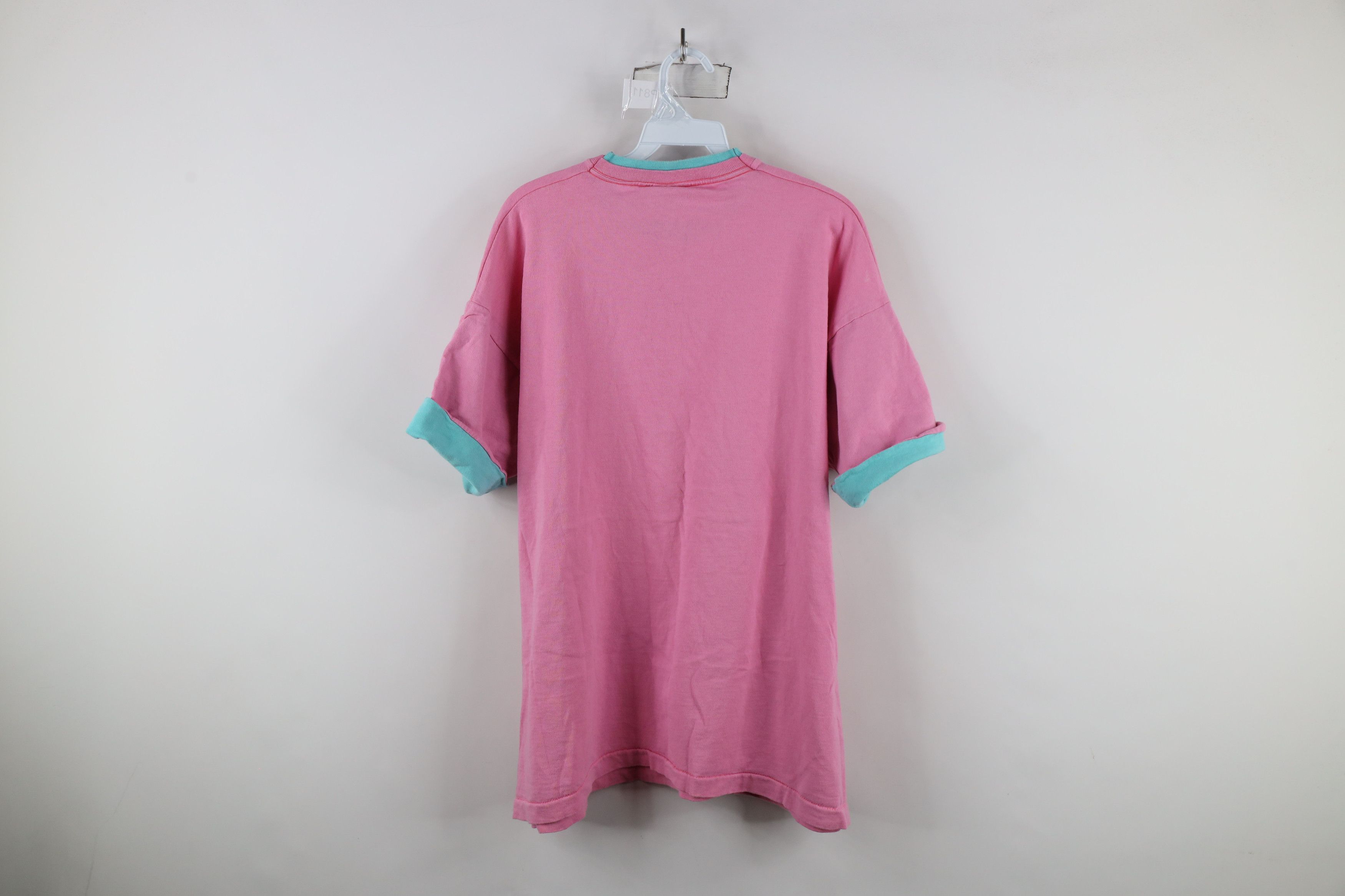 Vintage Vintage 90s Streetwear Layered Short Sleeve T-Shirt USA Size XL / US 12-14 / IT 48-50 - 10 Thumbnail