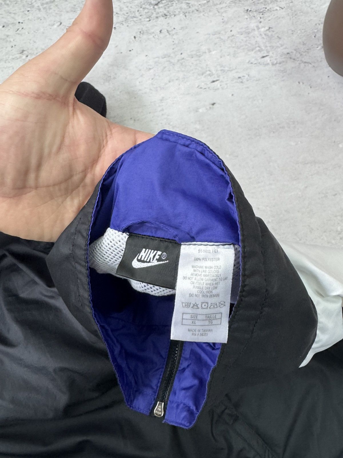 Nike × Vintage NIKE VINTAGE NYLON BASIC LOGO OVERSIZE BAGGY TRACK SUIT FIT Size US XL / EU 56 / 4 - 10 Thumbnail