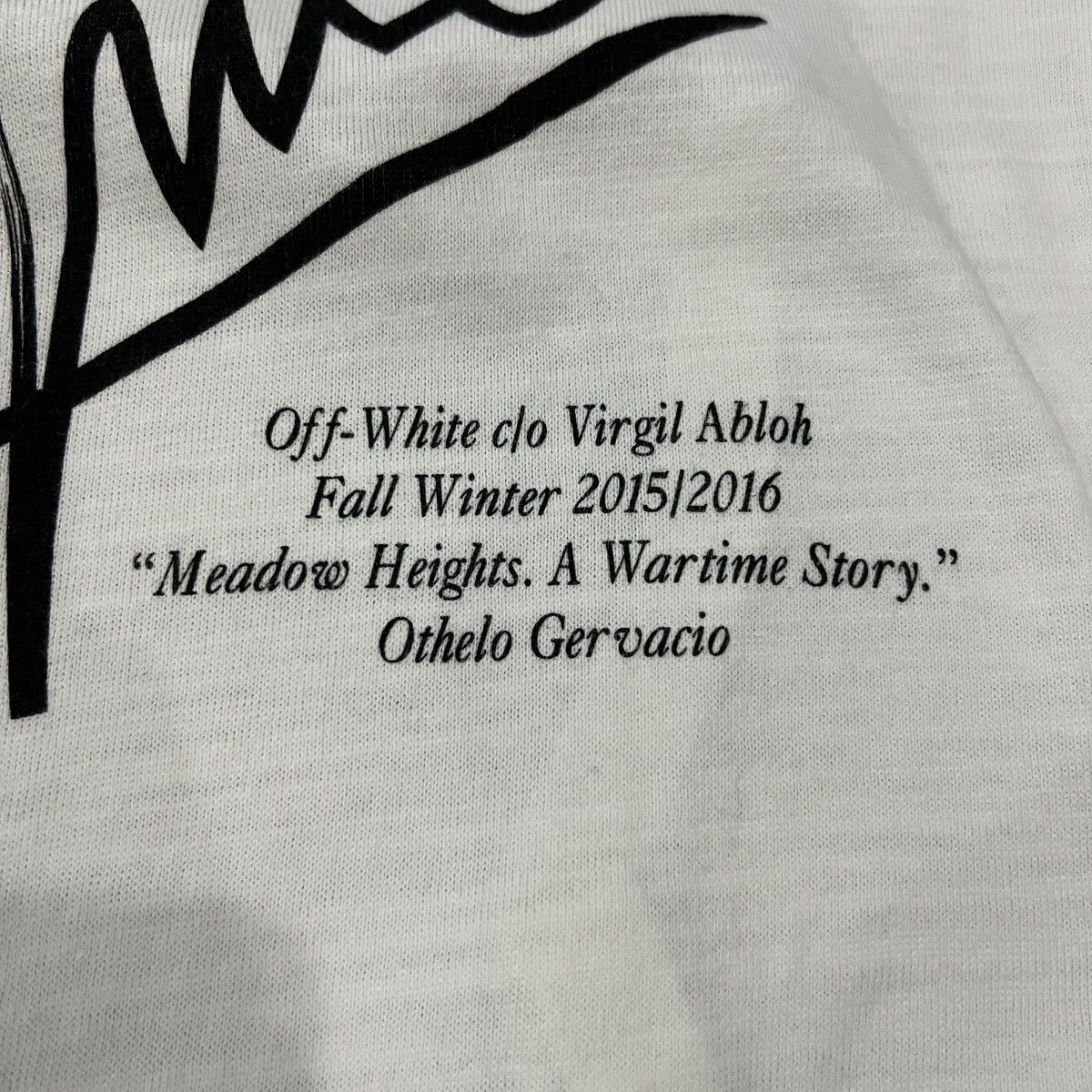 Off-White Off-White FW15 OG “Othelo Gervacio” T-Shirt Size US M / EU 48-50 / 2 - 9 Thumbnail