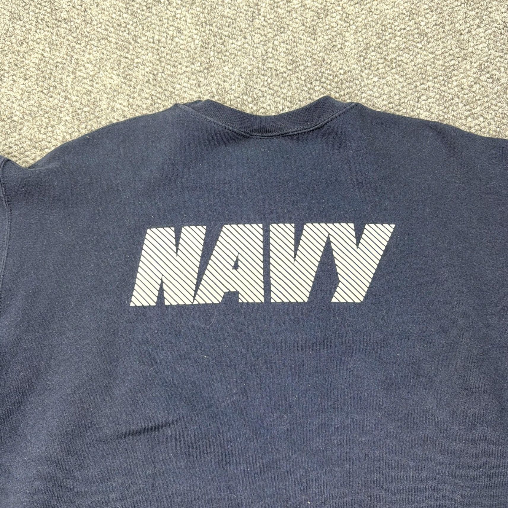 Soffe US Navy Sweatshirt Mens Medium Blue Soffe Pullover Fleece Graphic USA Crewneck Size US M / EU 48-50 / 2 - 5 Thumbnail