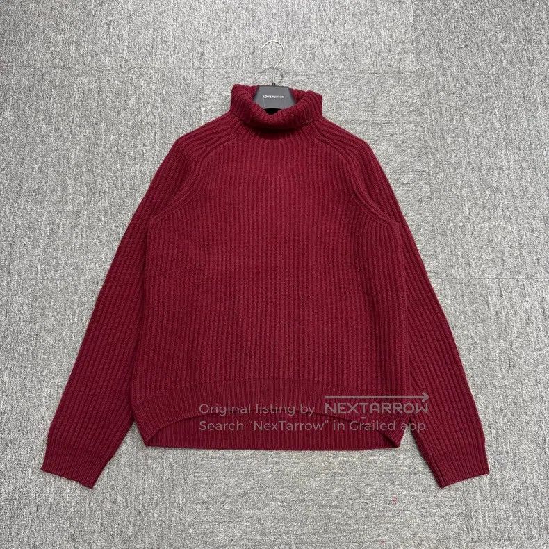 Acne Studios Acne Studios Red wool knitted sweater Size US S / EU 44-46 / 1 - 1 Thumbnail