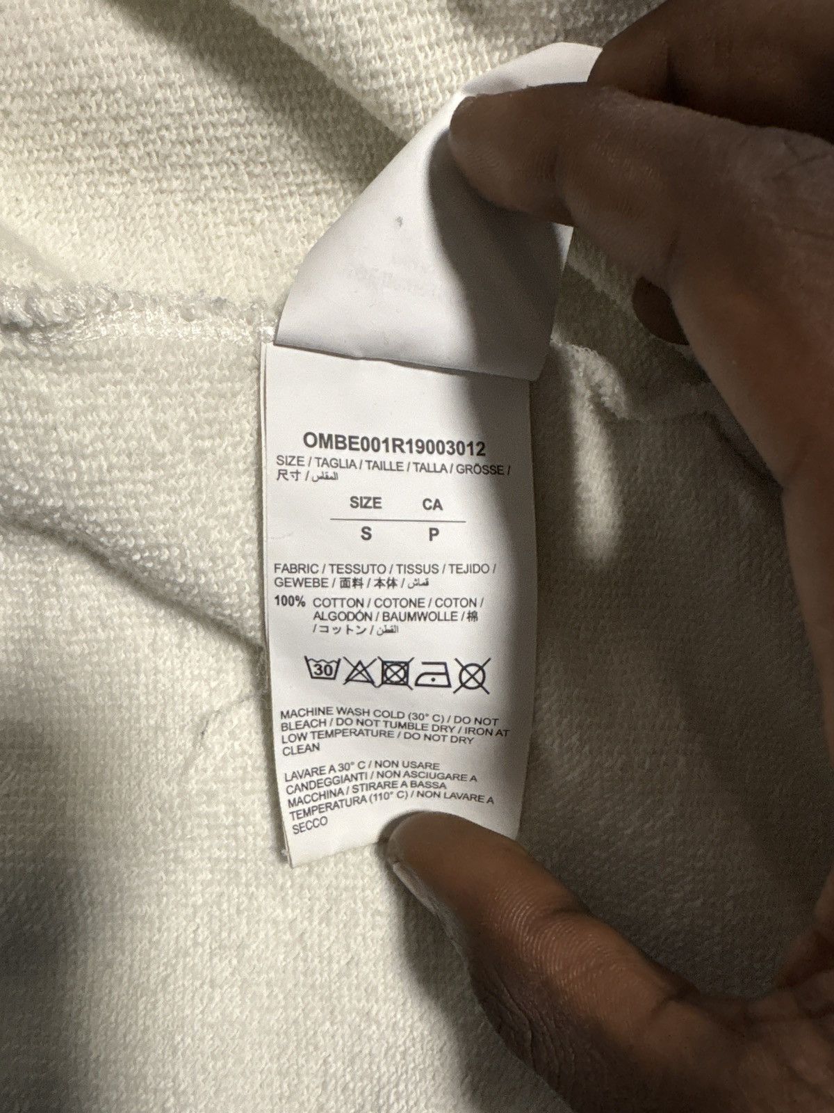 Off-White Off-White Diag Multicolour Zipped Hoodie 'White' Size US S / EU 44-46 / 1 - 9 Thumbnail