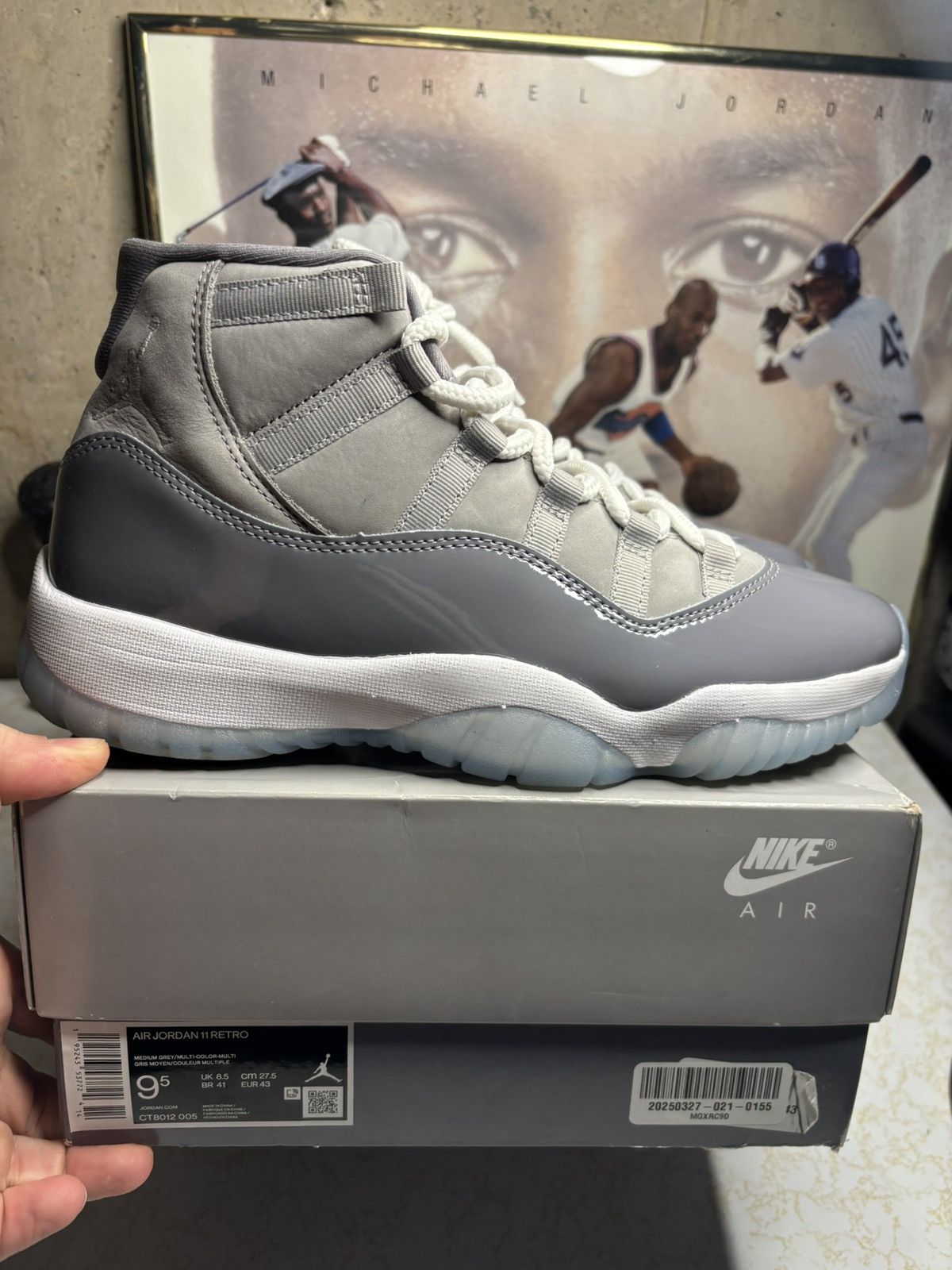 Jordan Brand Jordan Retro 11 ‘cool grey’ Size US 9.5 / EU 42-43 - 1 Thumbnail