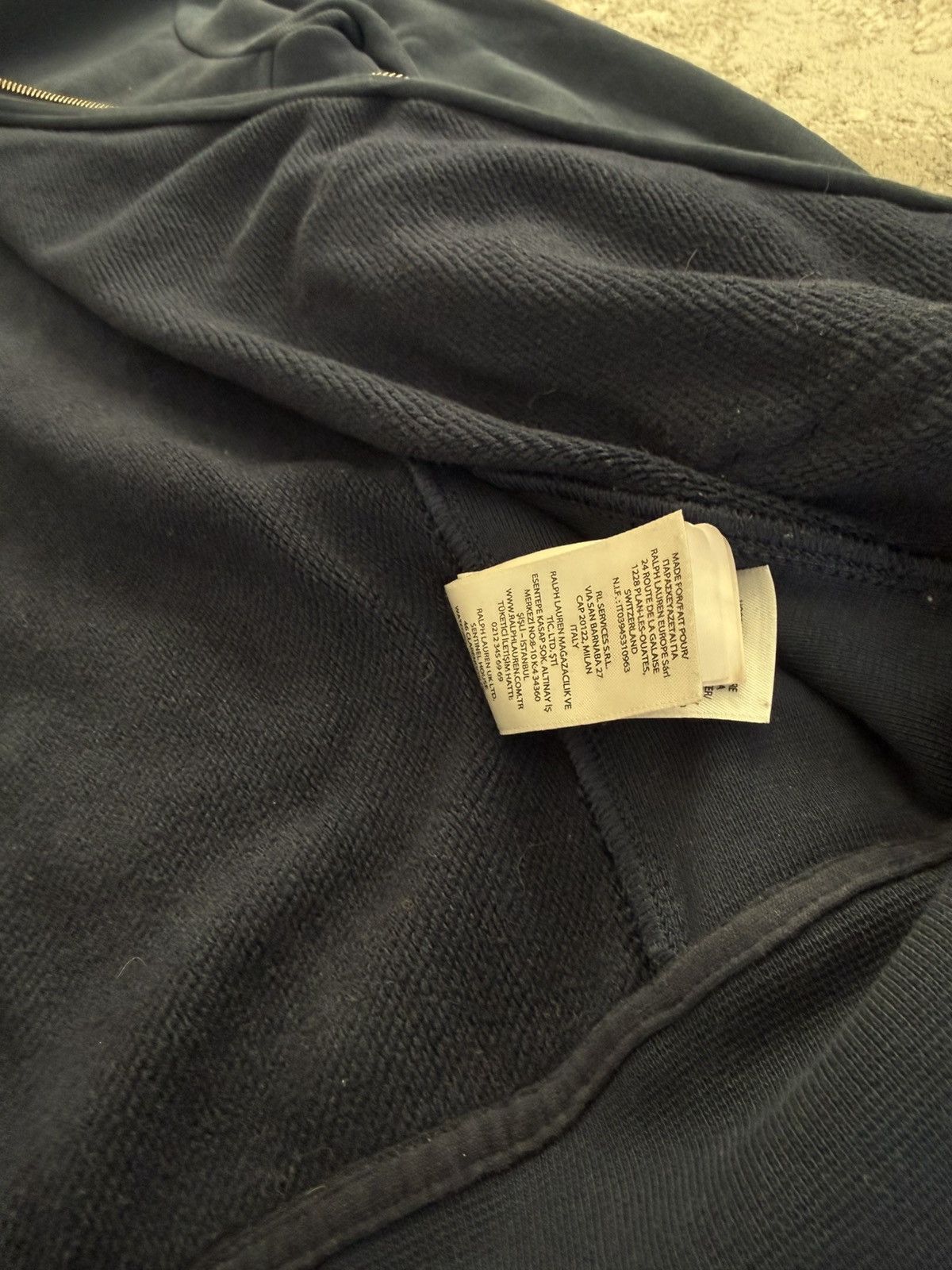 Polo Ralph Lauren Polo Sport Ralph Lauren Zip—Up Hoodie Navy S Size Men’s Y2K Size US S / EU 44-46 / 1 - 8 Thumbnail