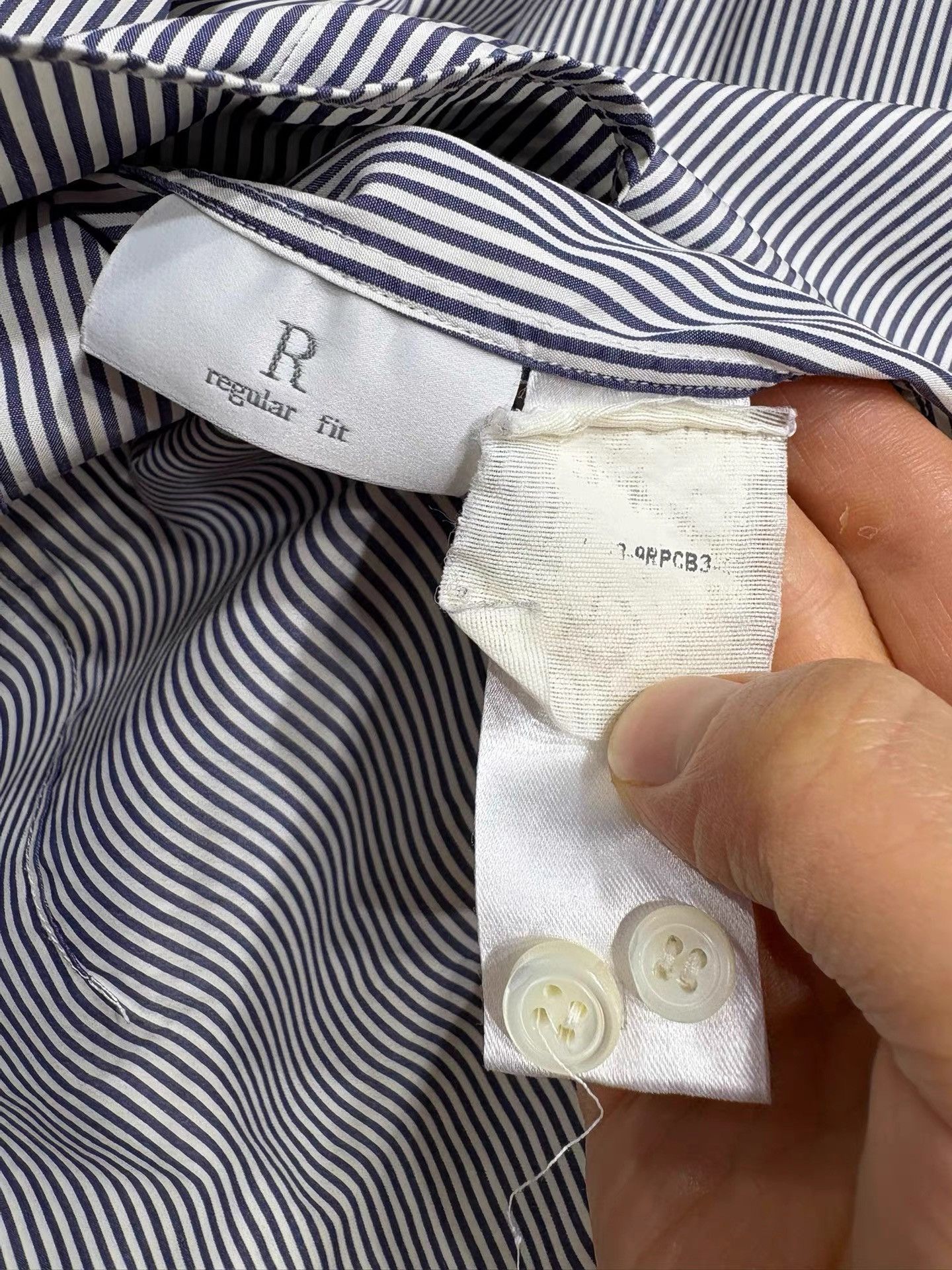Ermenegildo Zegna Ermenegildo Zegna Striped Long Sleeve Shirt K29 Size US XXS / EU 40 - 5 Thumbnail