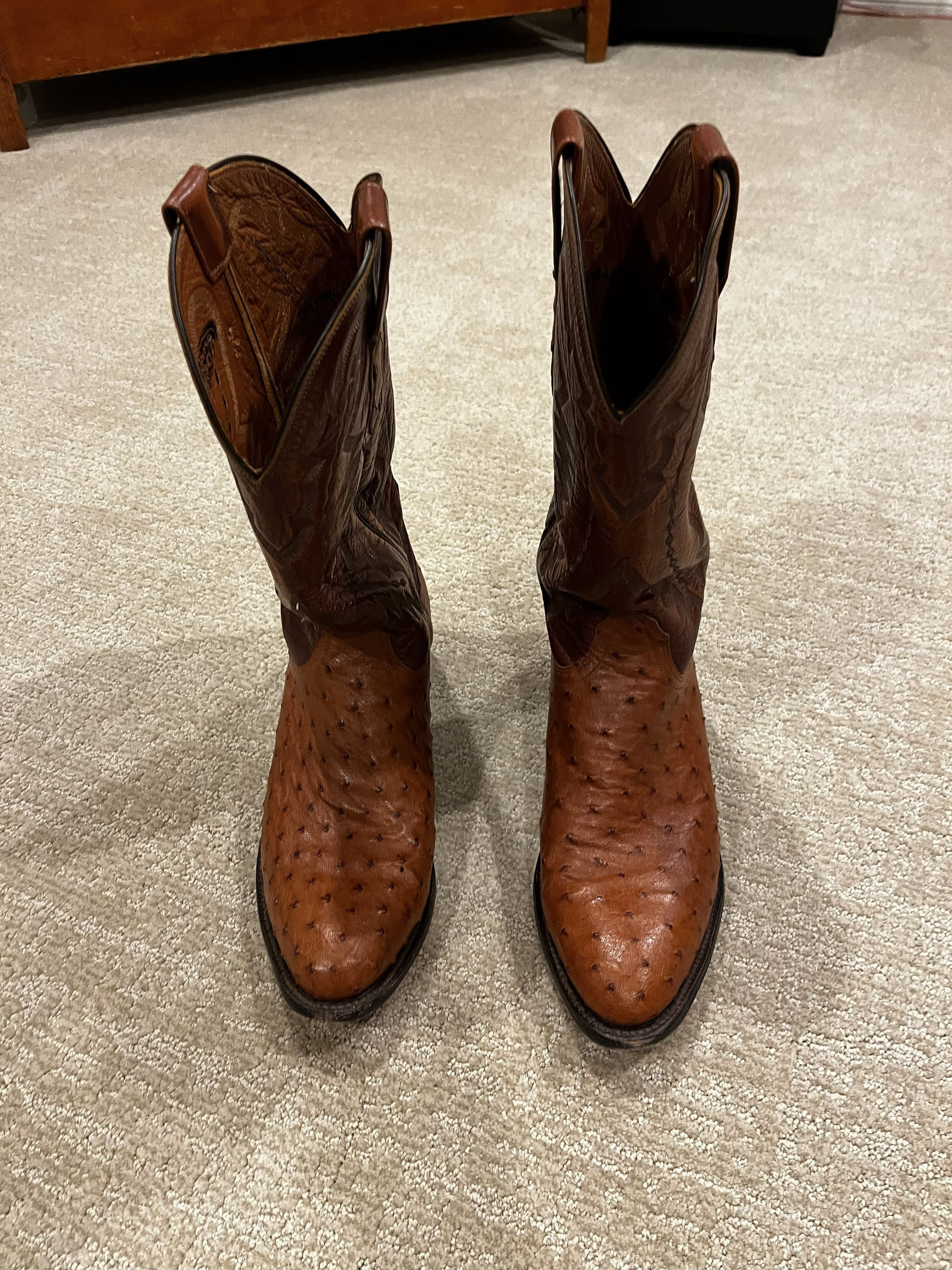 Lucchese Lucchese Ostrich Boots Size 10-1/2 Size US 10.5 / EU 43-44 - 1 Thumbnail