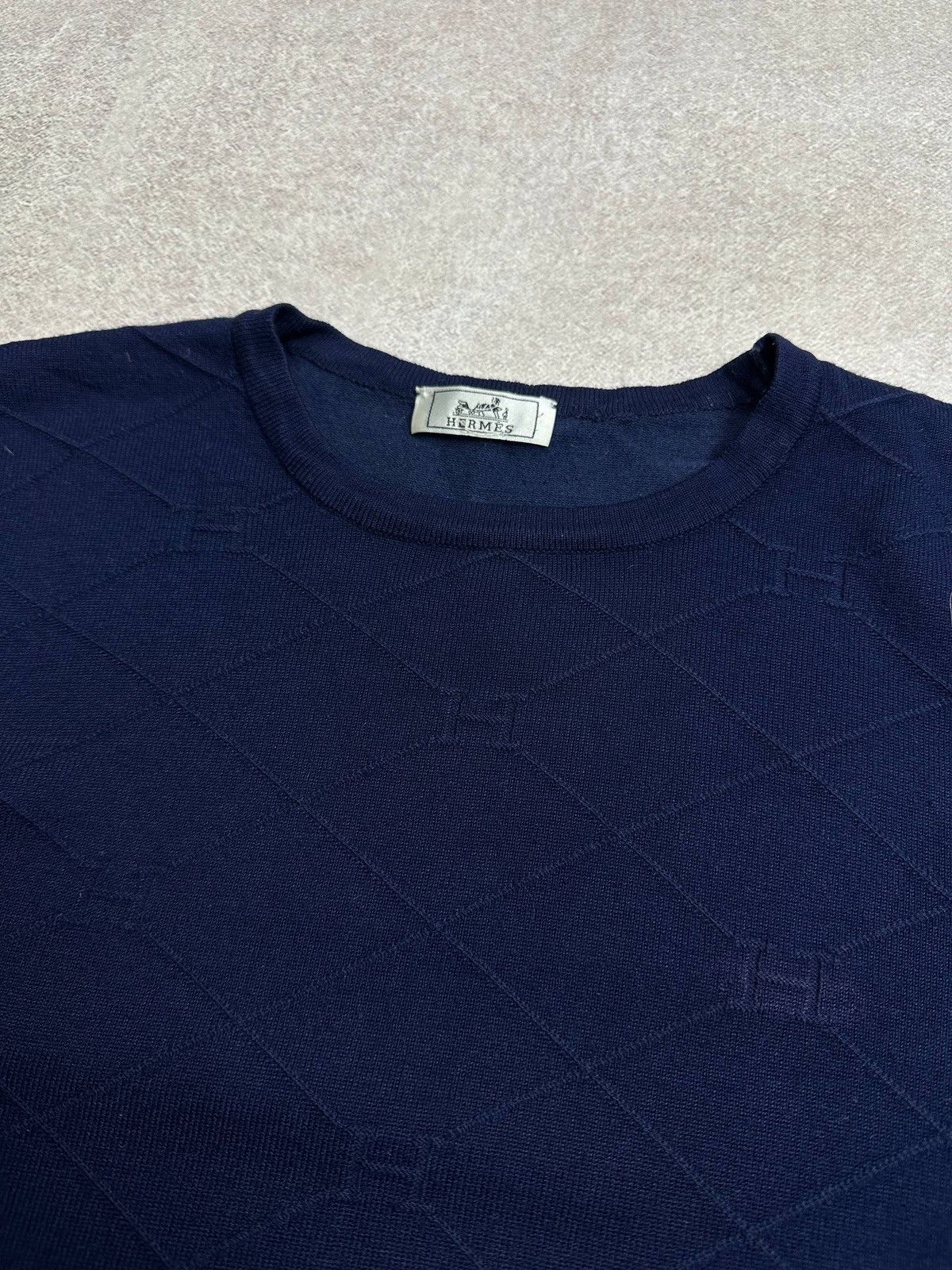 Hermes Vintage HERMES Paris Sweater Made In Italy Sz Large Size US L / EU 52-54 / 3 - 4 Thumbnail