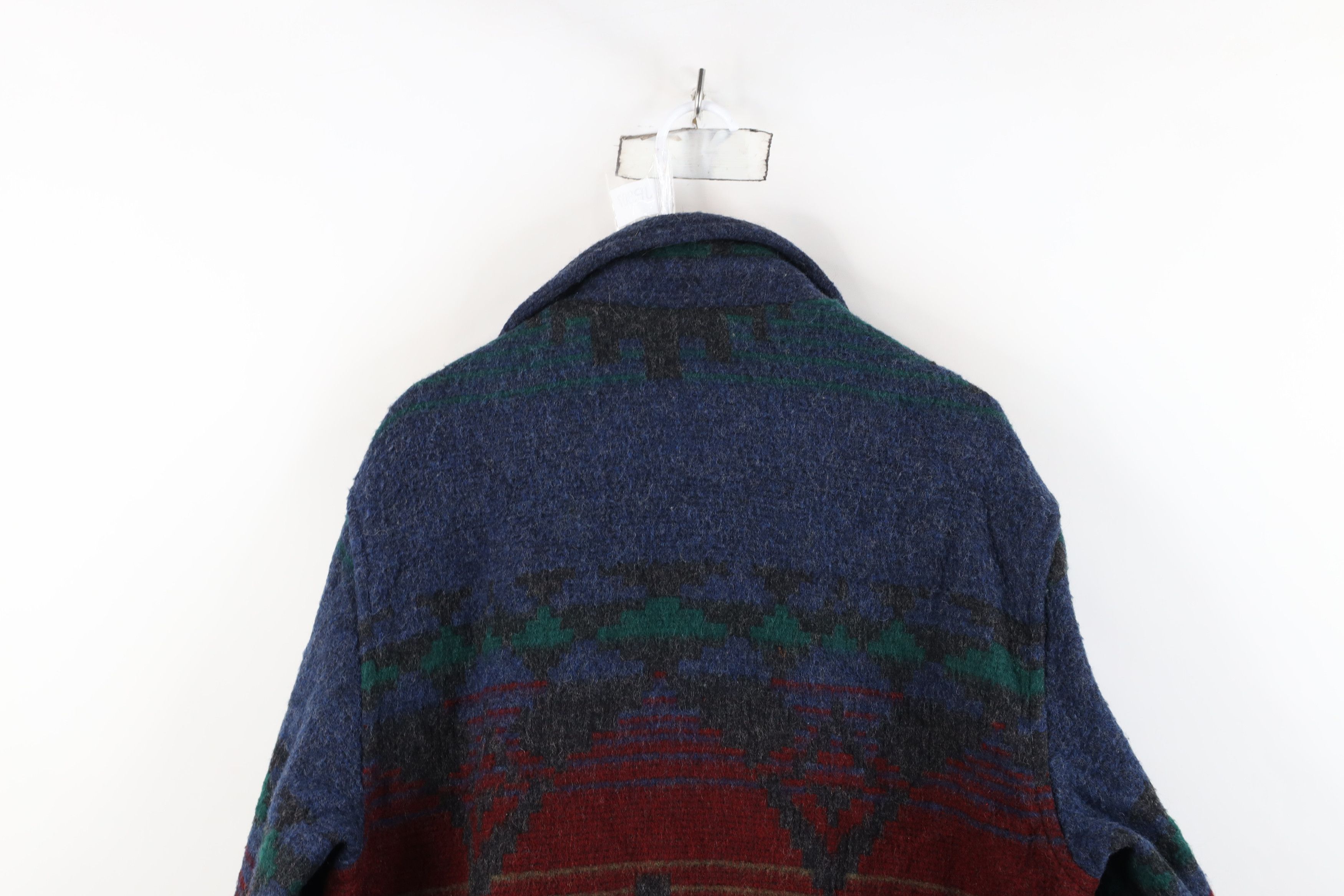 Woolrich Woolen Mills Vintage 90s Woolrich Southwestern Wool Blanket Jacket USA Size US L / EU 52-54 / 3 - 14 Thumbnail