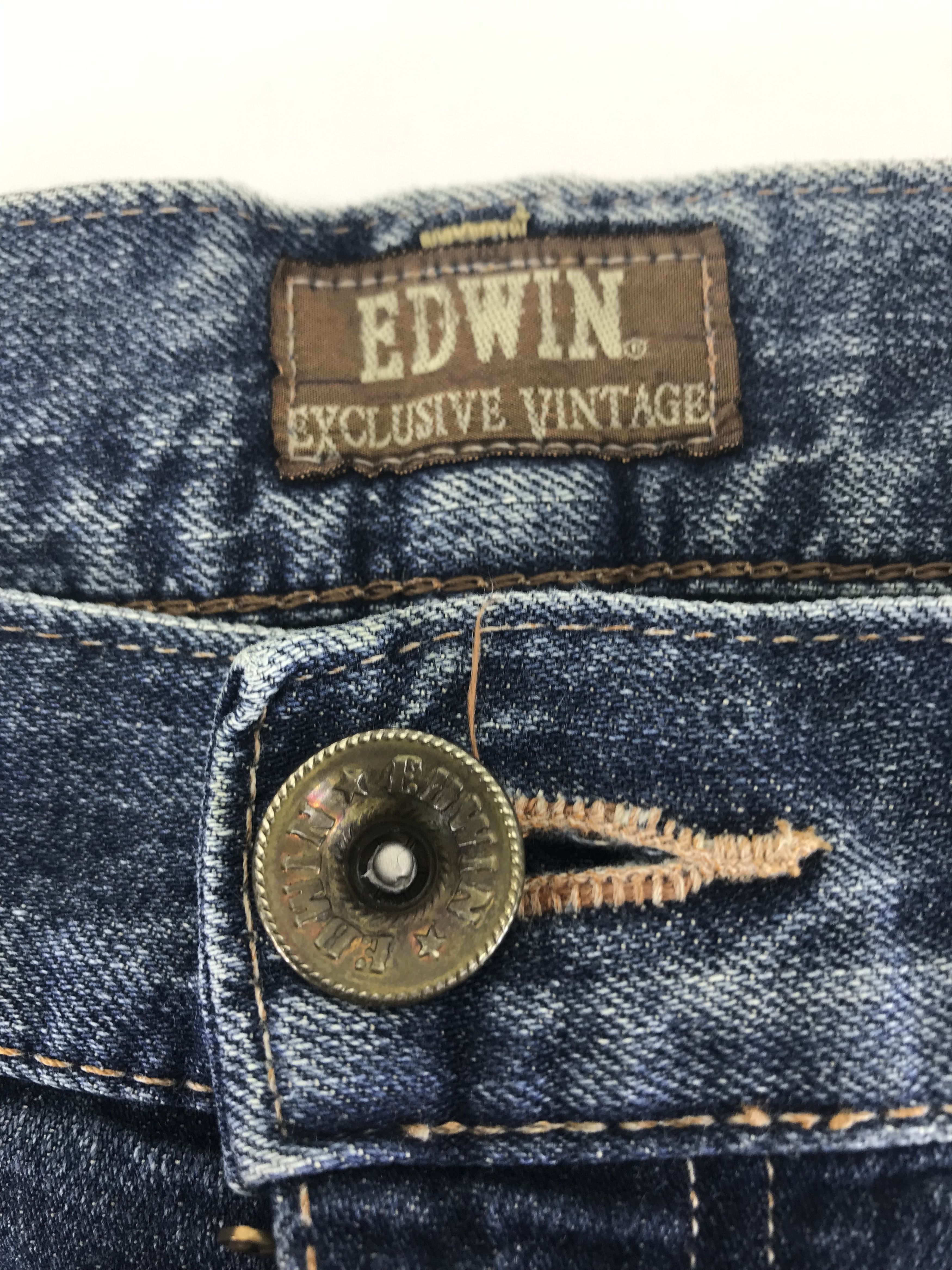 Edwin Vintage Edwin 403 XVS Blue Washed Jeans Size US 32 / EU 48 - 10 Thumbnail