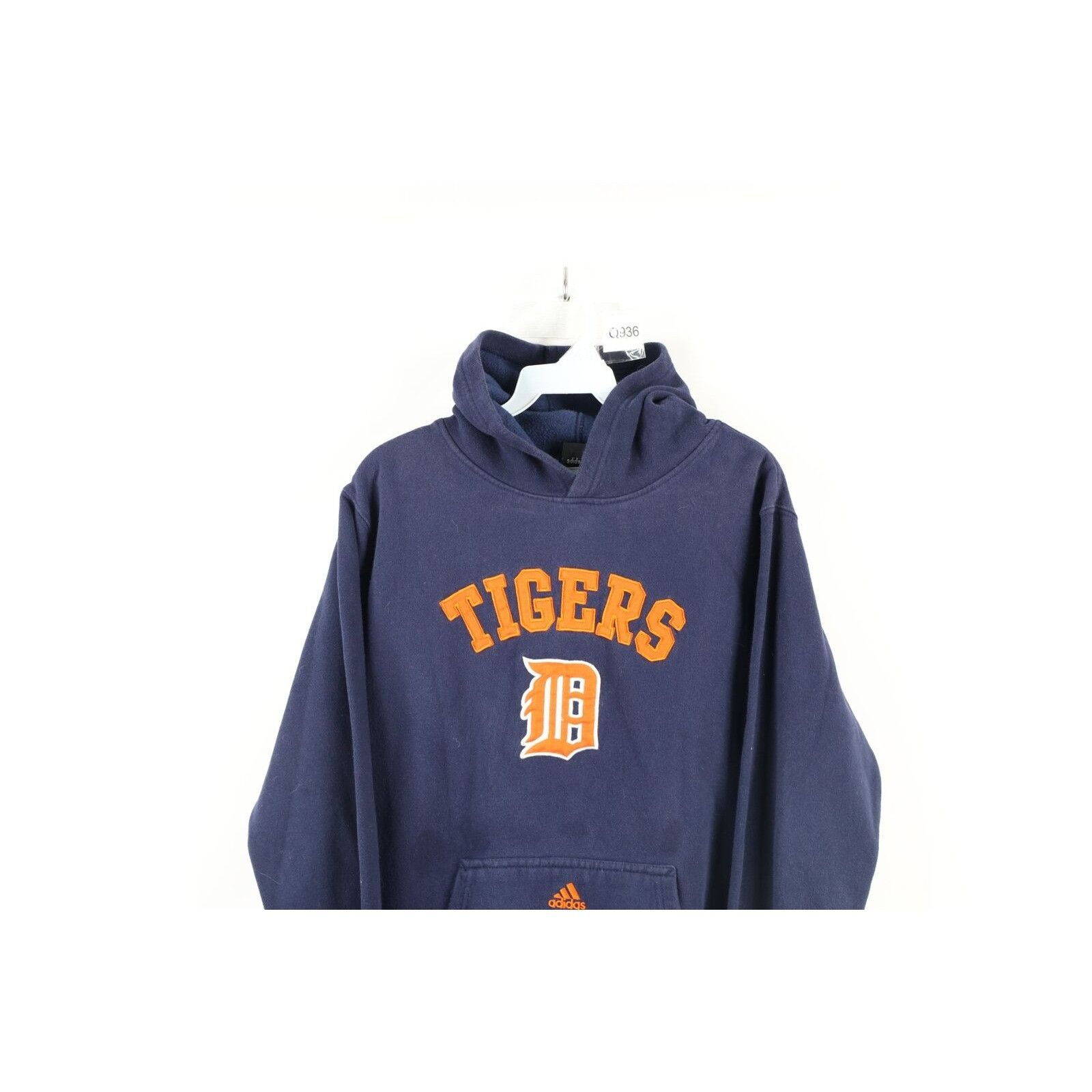 Adidas × Vintage Vintage Adidas Detroit Tigers Baseball Old English D Hoodie Size US S / EU 44-46 / 1 - 2 Thumbnail