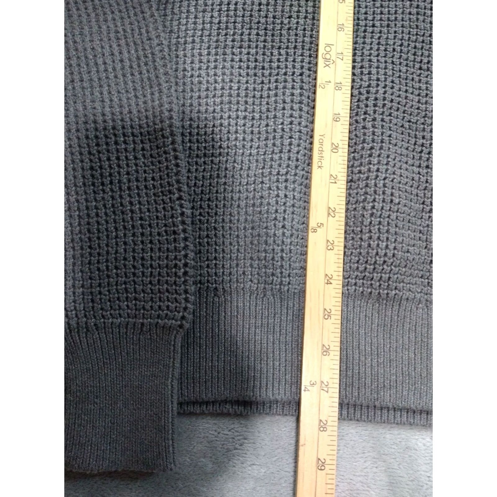 Southern Tide Southern Tide Sweater Mens XL Gray Westmont Jade Waffle Knit Henley Pullover Pullover Knit Mock Neck Casual Winter Fall Mens Size US XL / EU 56 / 4 - 3 Thumbnail