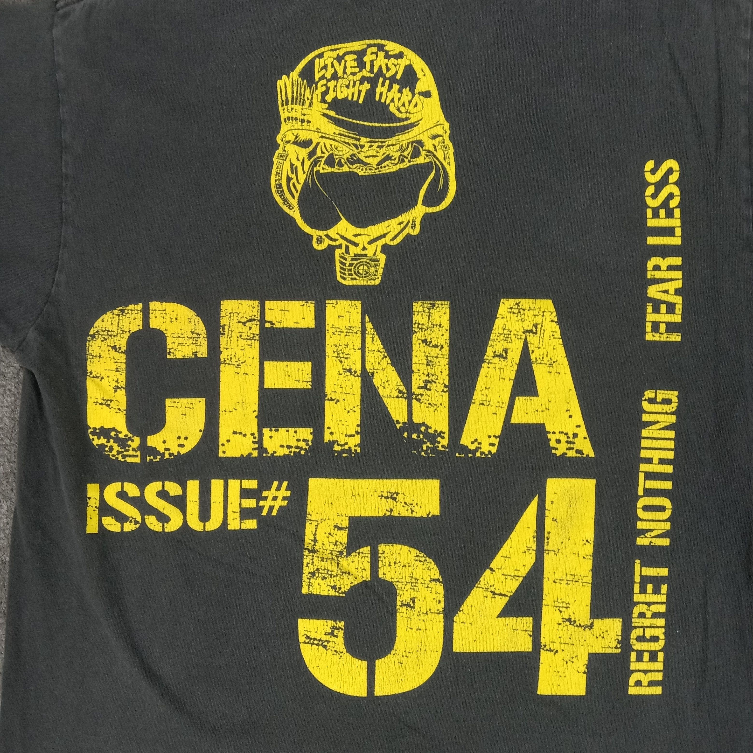 Vintage × WWE × WWF John Cena WWE Live Fast Fight Hard Tshirt Size US M / EU 48-50 / 2 - 5 Thumbnail