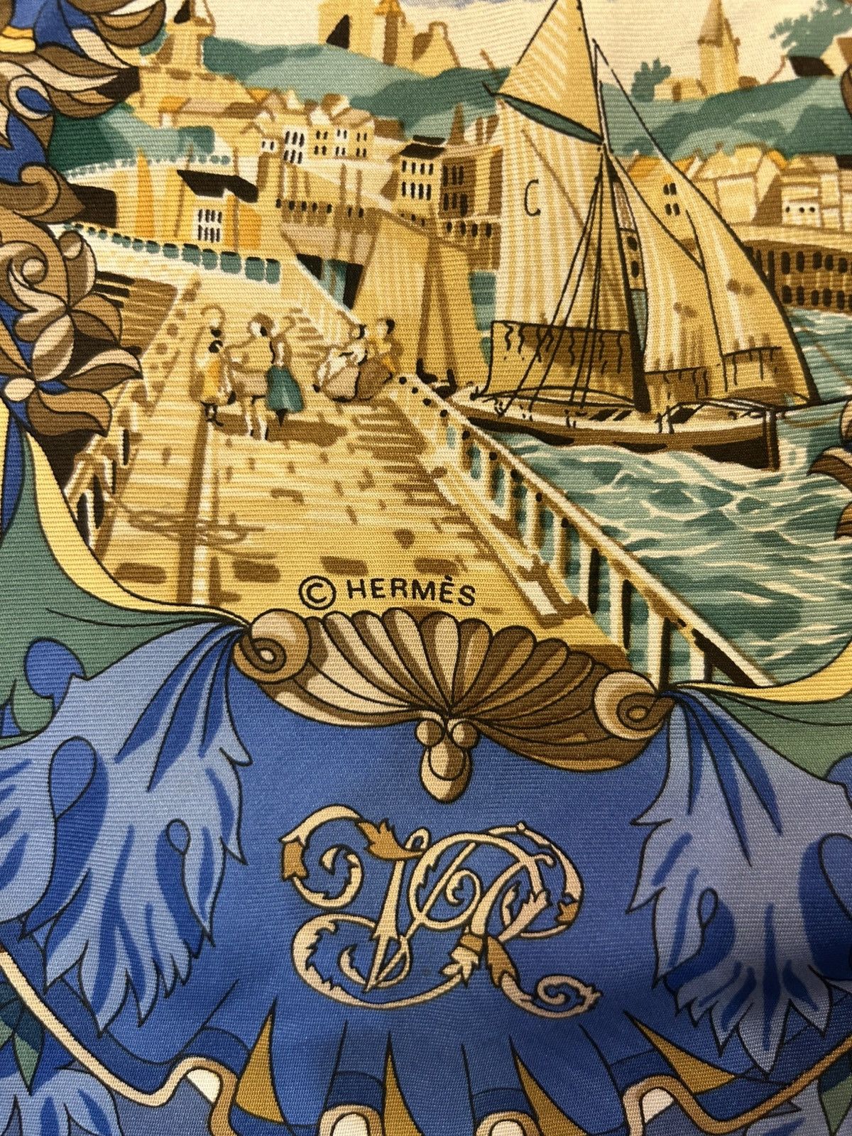 Hermes Vintage Hermes L'entente cordiale silk scarf Size ONE SIZE - 6 Thumbnail