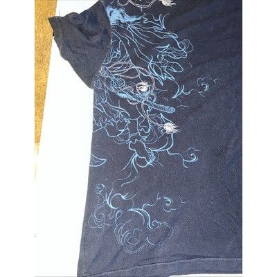 Marc Ecko Y2K Marc Ecko cut sew Blue And Gold Foil Witch Skull. XXL Size XXL / US 16-18 / IT 52-54 - 11 Thumbnail