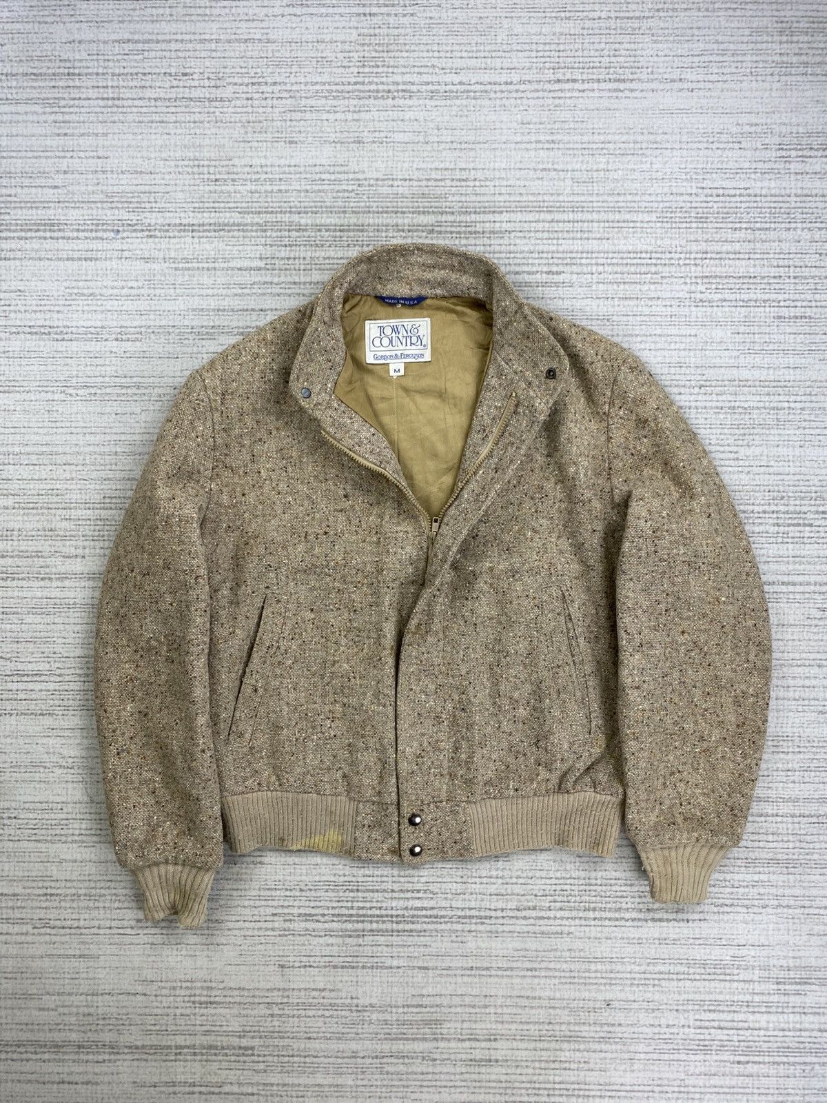 Vintage Vintage Town & Country Made In Usa Wool Breasted Jacket Size US M / EU 48-50 / 2 - 6 Thumbnail