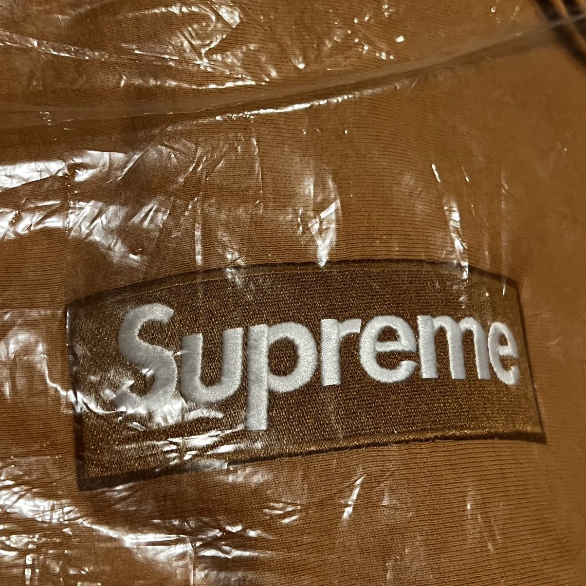 Supreme Supreme Mustard Box logo hoodie xl 2021 Size US XL / EU 56 / 4 - 2 Thumbnail