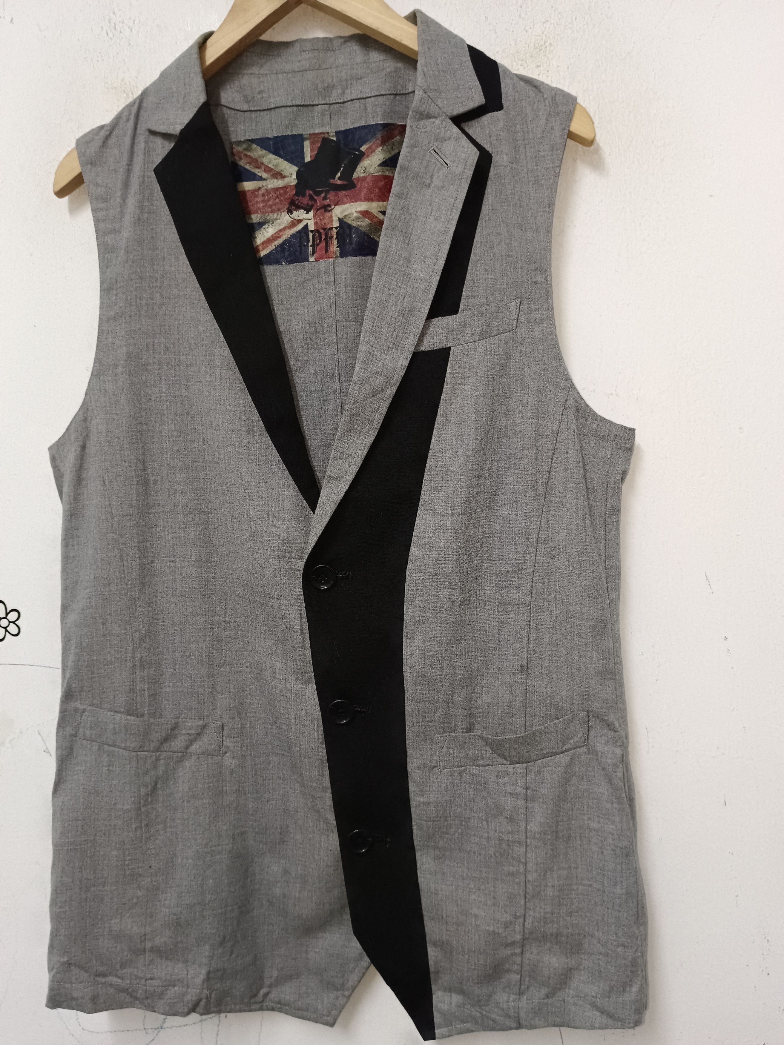 14th Addiction × PPFM Vintage PPFM Punk England Vest Size US M / EU 48-50 / 2 - 2 Thumbnail