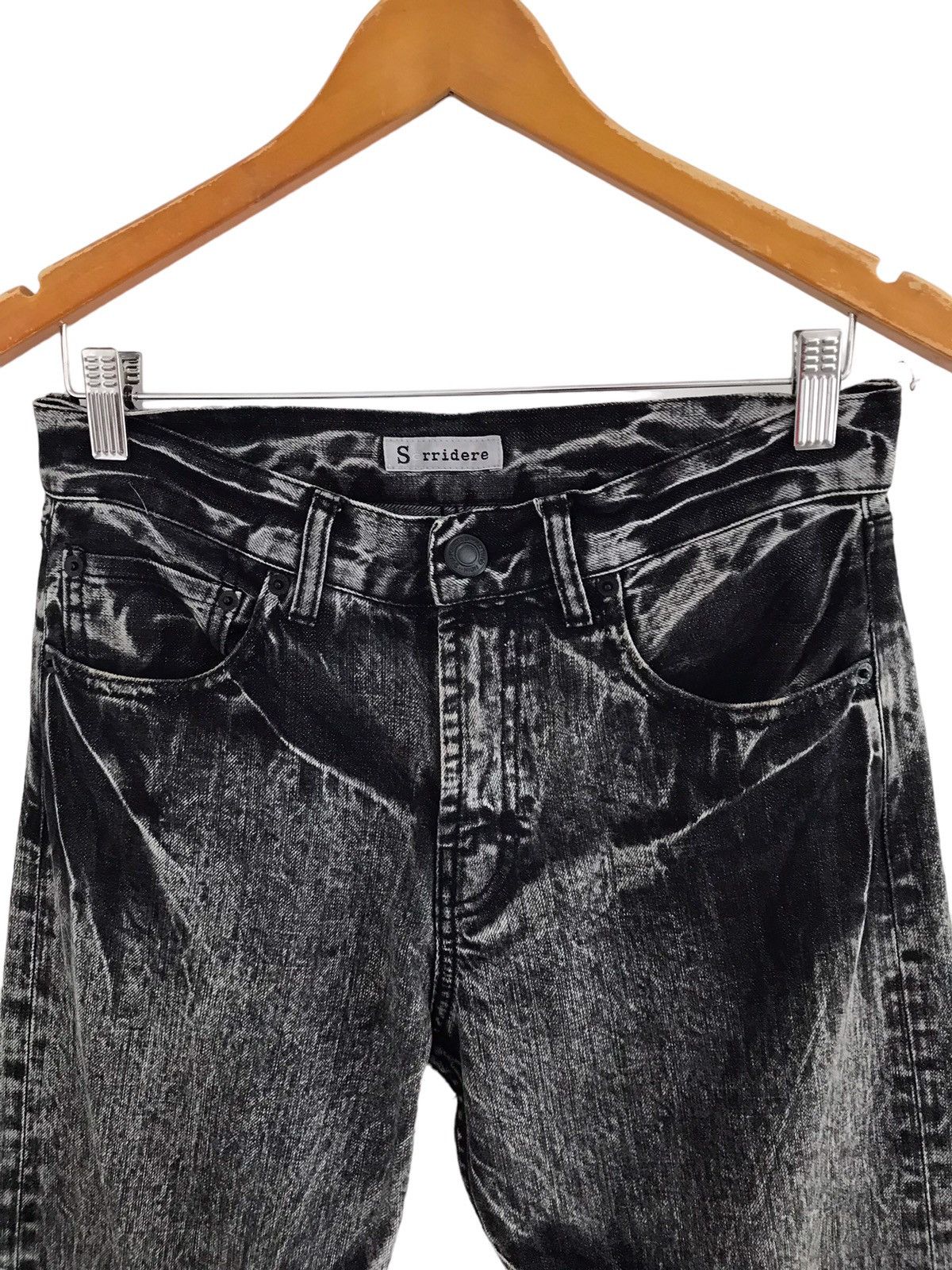 Japanese Brand Japanese Brand Sorridere Tokyo Fashion Black Acid Wash Jeans Size US 30 / EU 46 - 3 Thumbnail